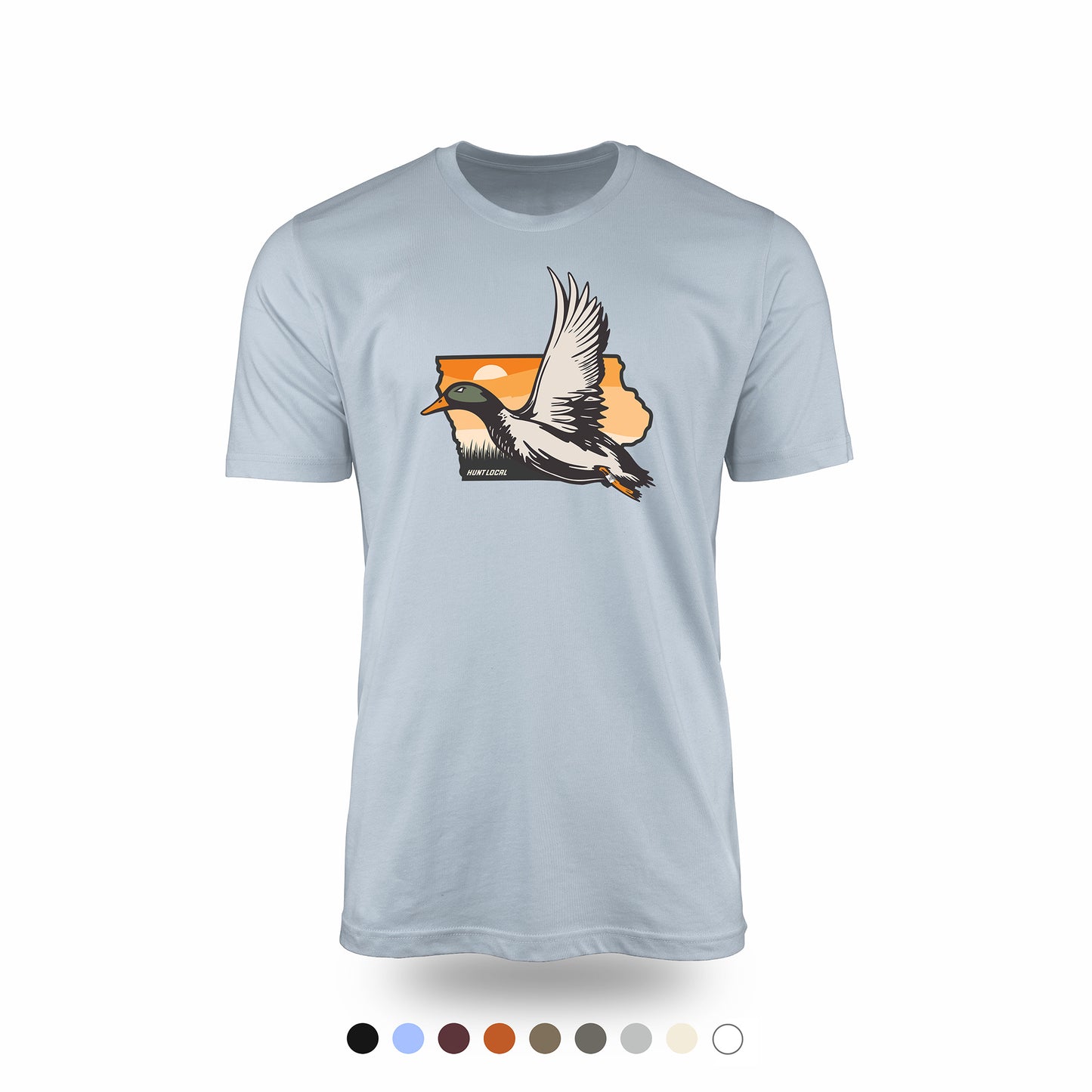 Iowa - Waterfowl Front Tee