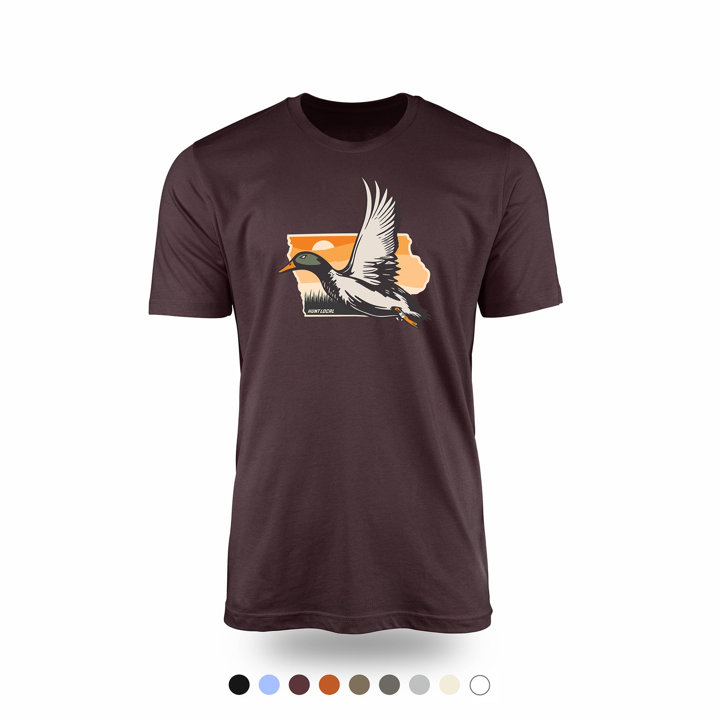 Iowa - Waterfowl Front Tee