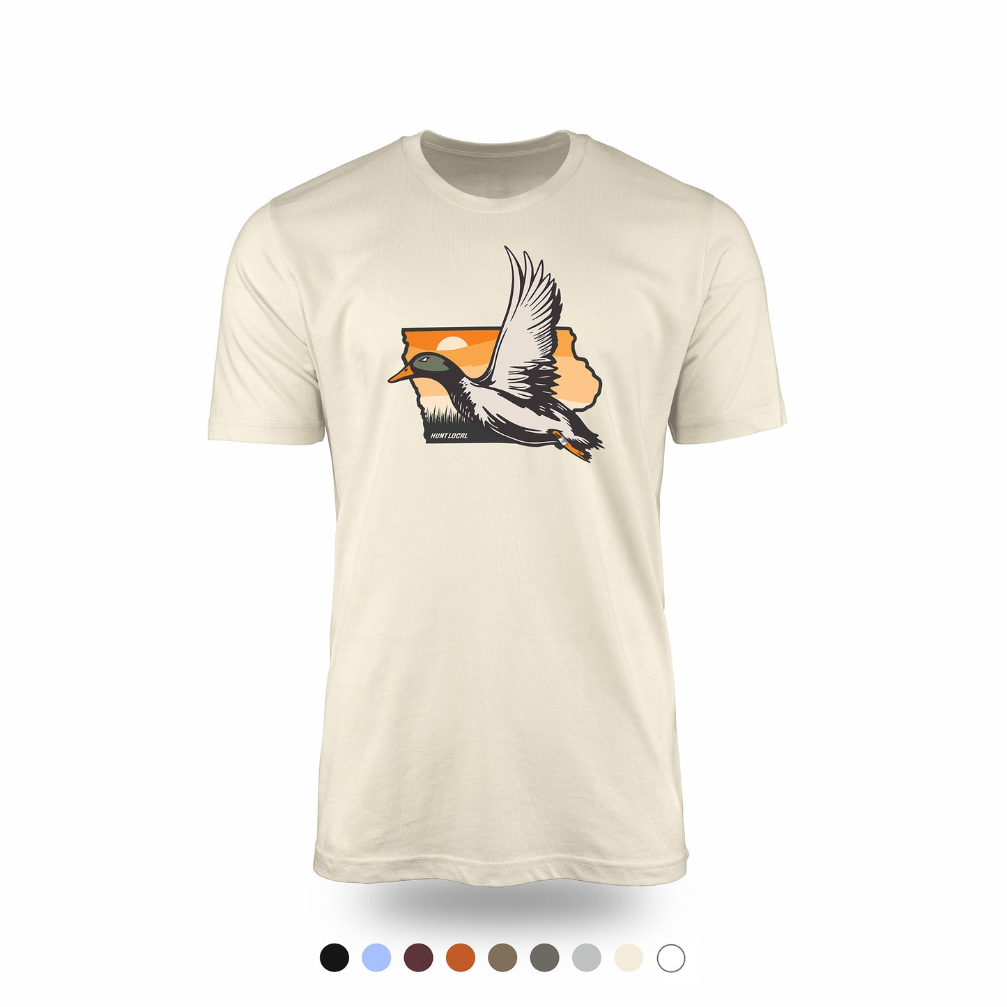 Iowa - Waterfowl Front Tee