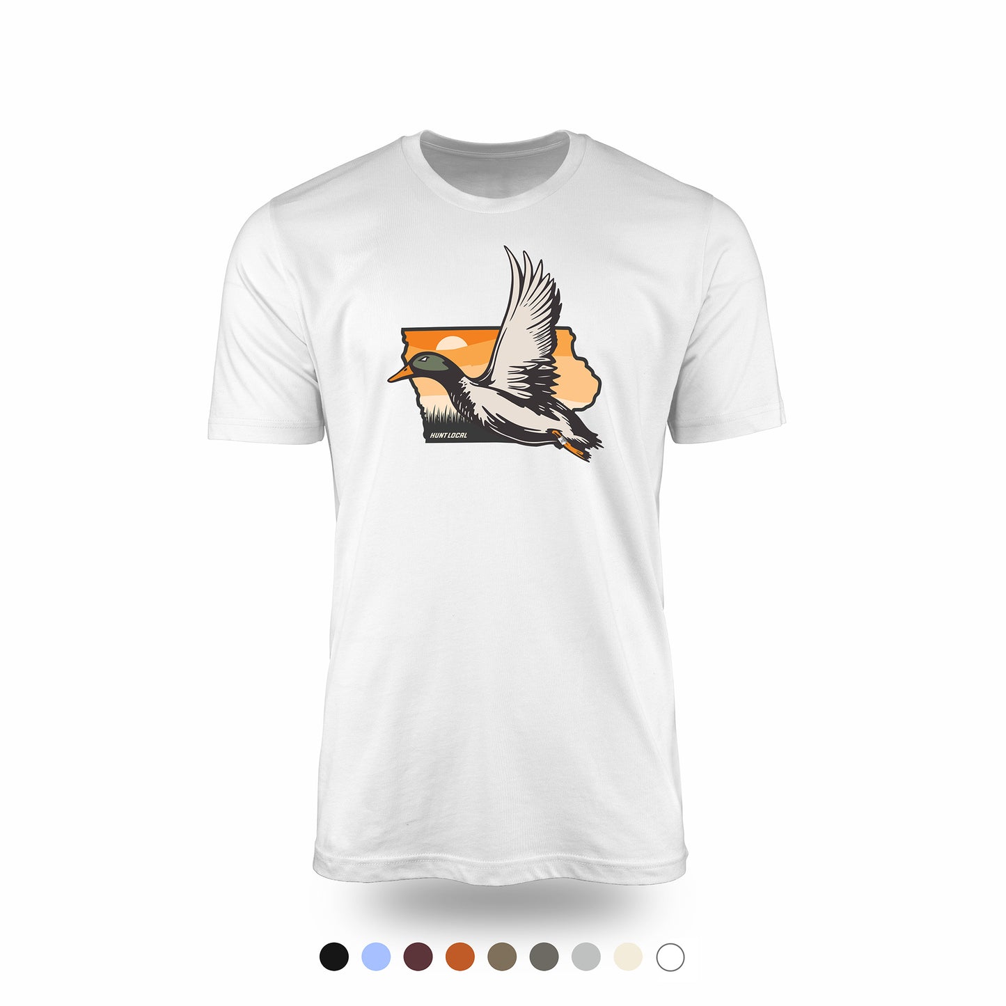 Iowa - Waterfowl Front Tee