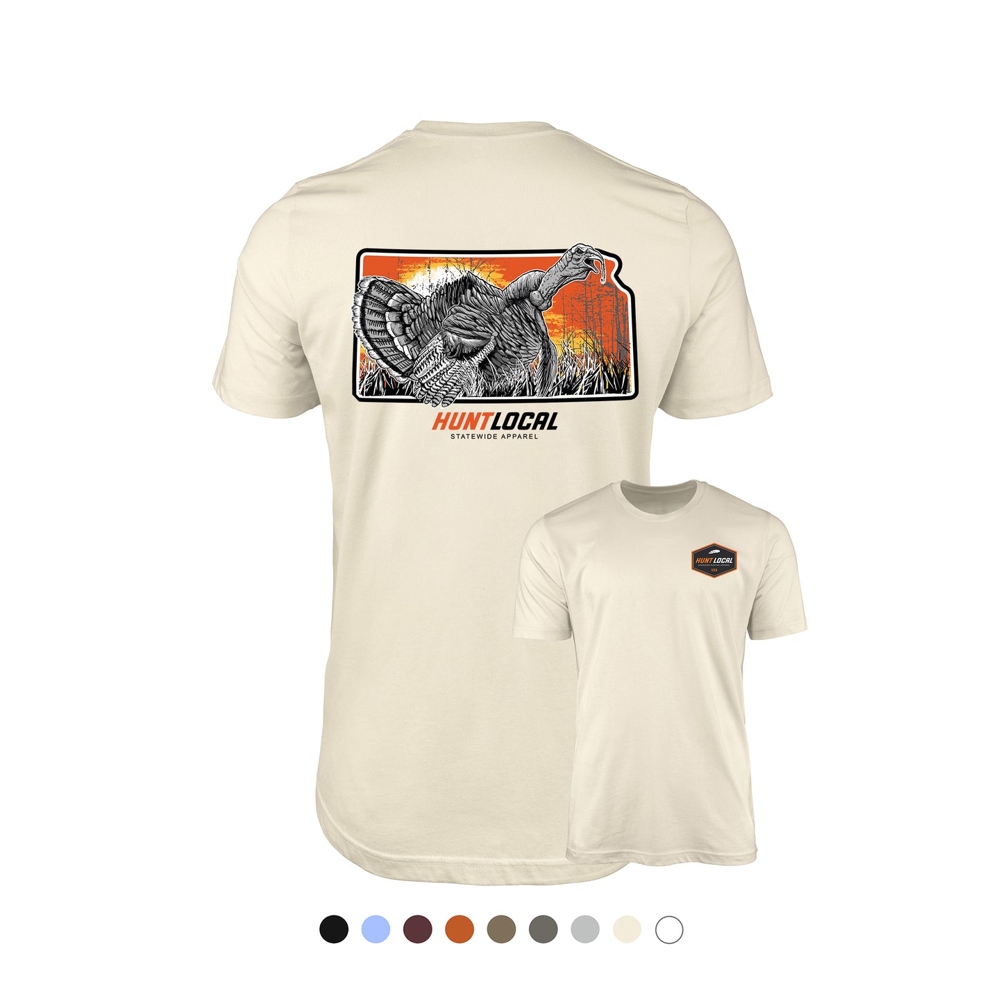 Kansas - Sunrise Turkey Tee