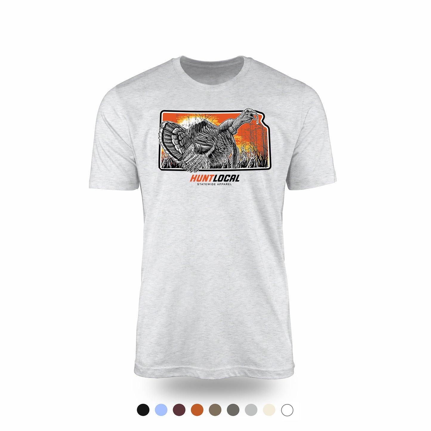 Kansas - Sunrise Turkey Tee (front)