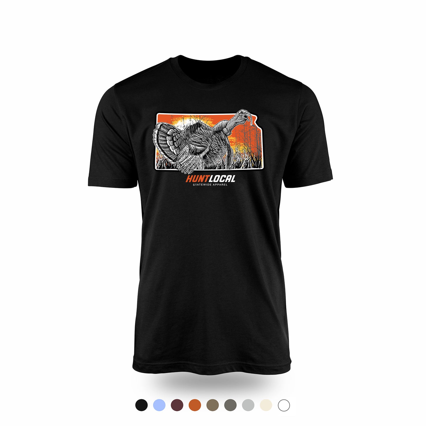Kansas - Sunrise Turkey Tee (front)