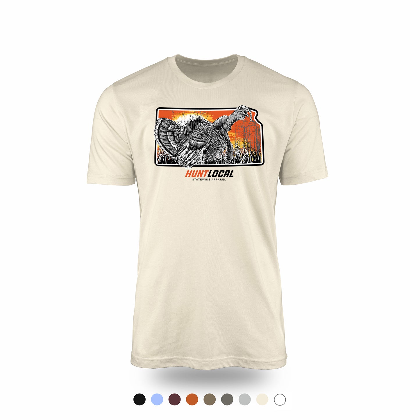 Kansas - Sunrise Turkey Tee (front)