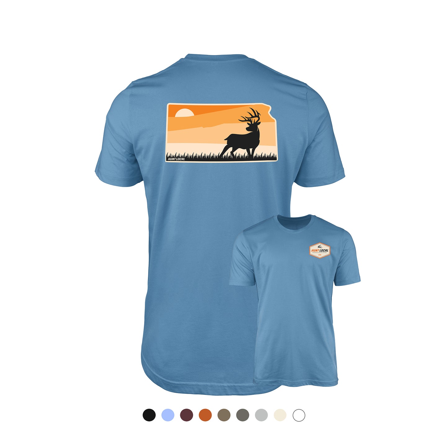 Kansas - Sunset Buck Tee