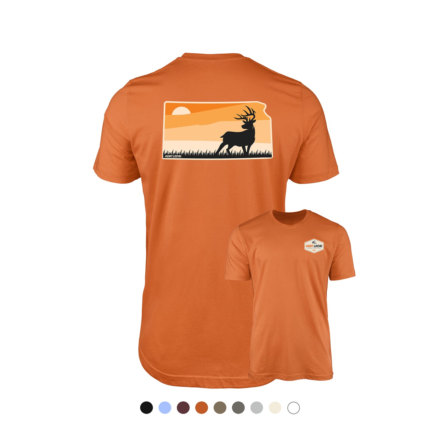 Kansas - Sunset Buck Tee