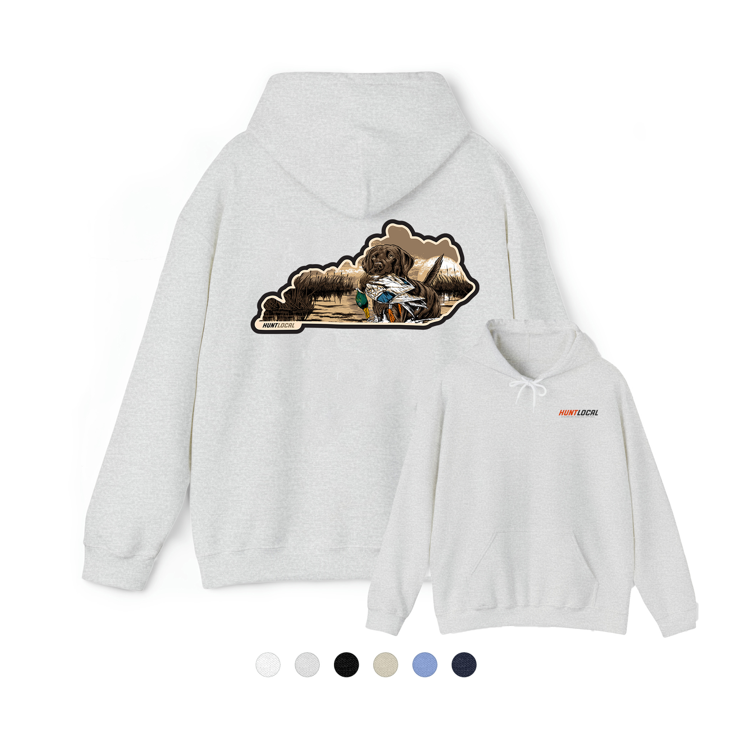 Kentucky - Waterfowl Lab Hoodie (back)