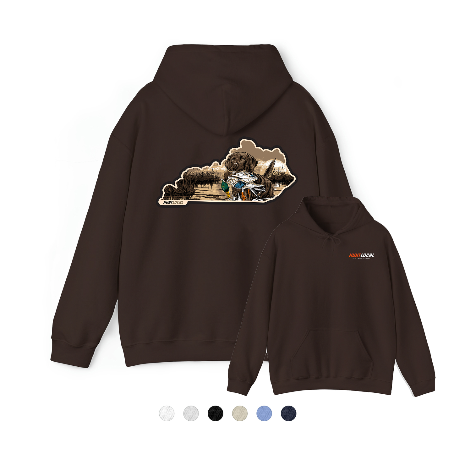Kentucky - Waterfowl Lab Hoodie (back)