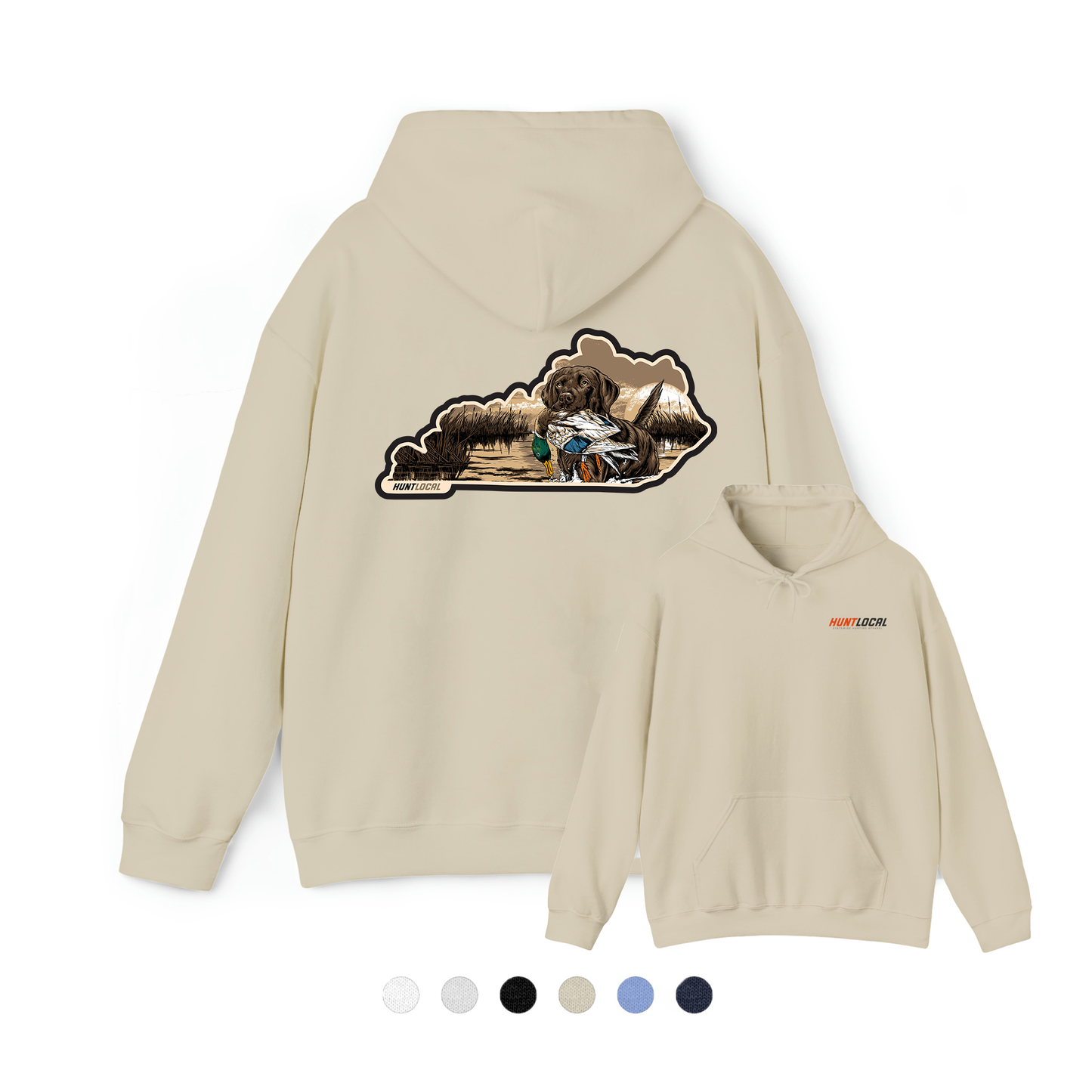 Kentucky - Waterfowl Lab Hoodie (back)