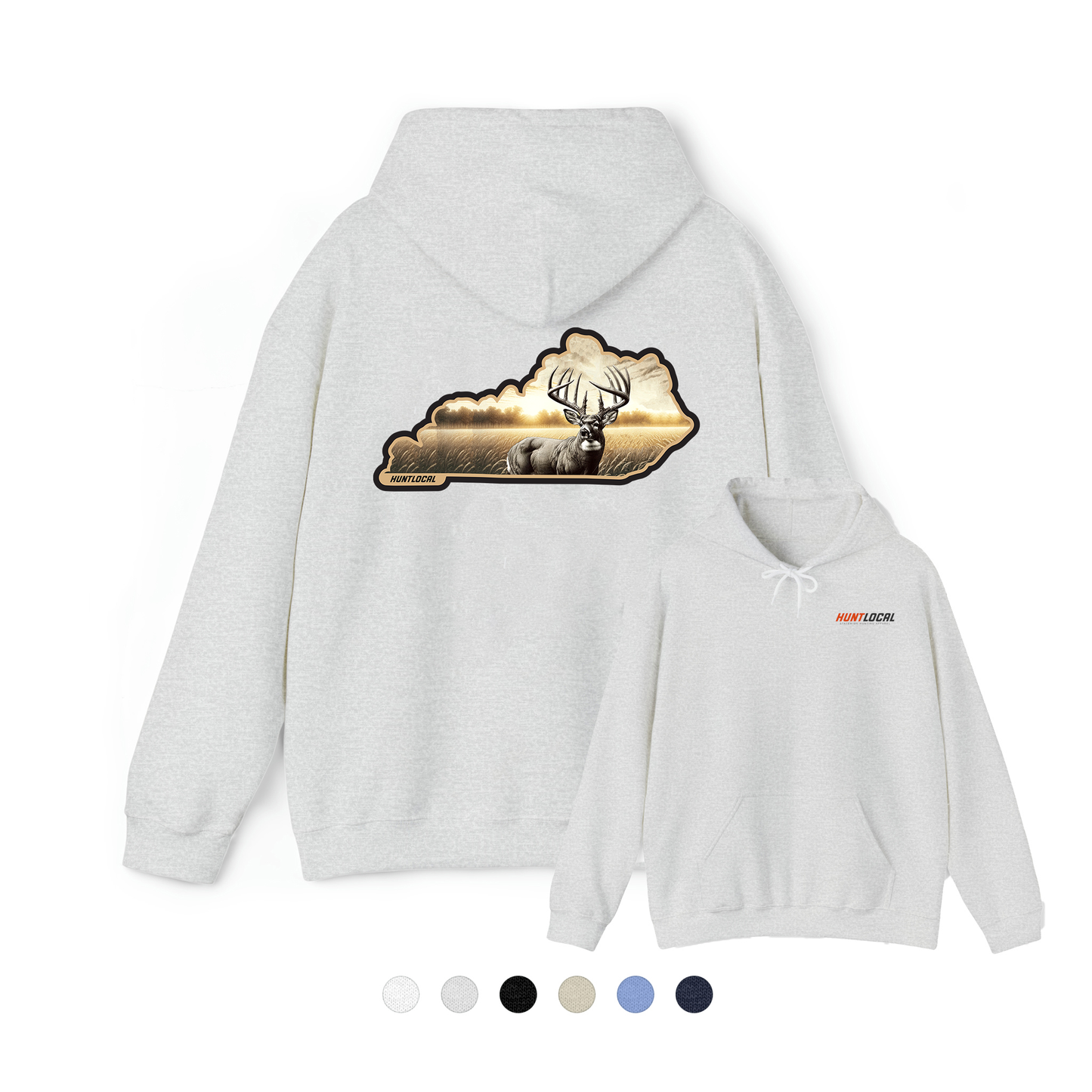 Kentucky - Whitetail Buck Hoodie (back)