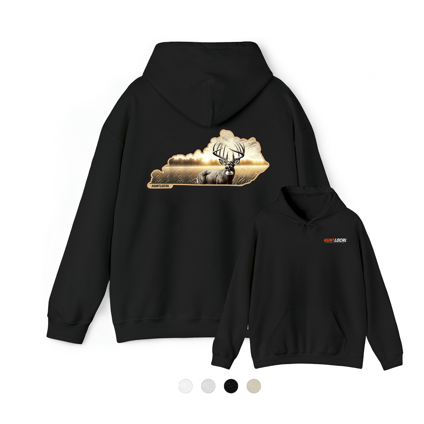 Kentucky - Whitetail Buck Hoodie (back)