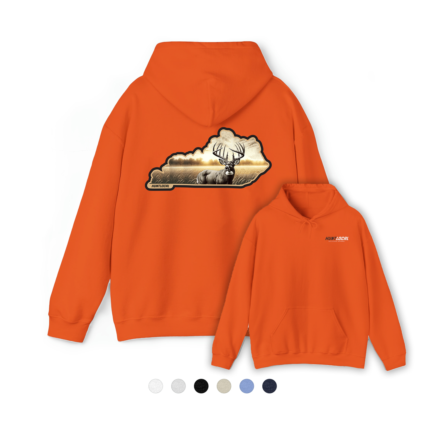 Kentucky - Whitetail Buck Hoodie (back)