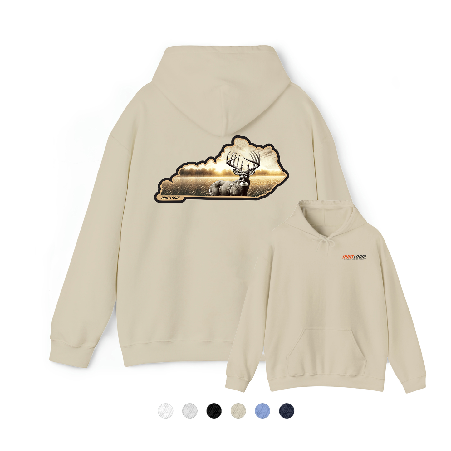 Kentucky - Whitetail Buck Hoodie (back)