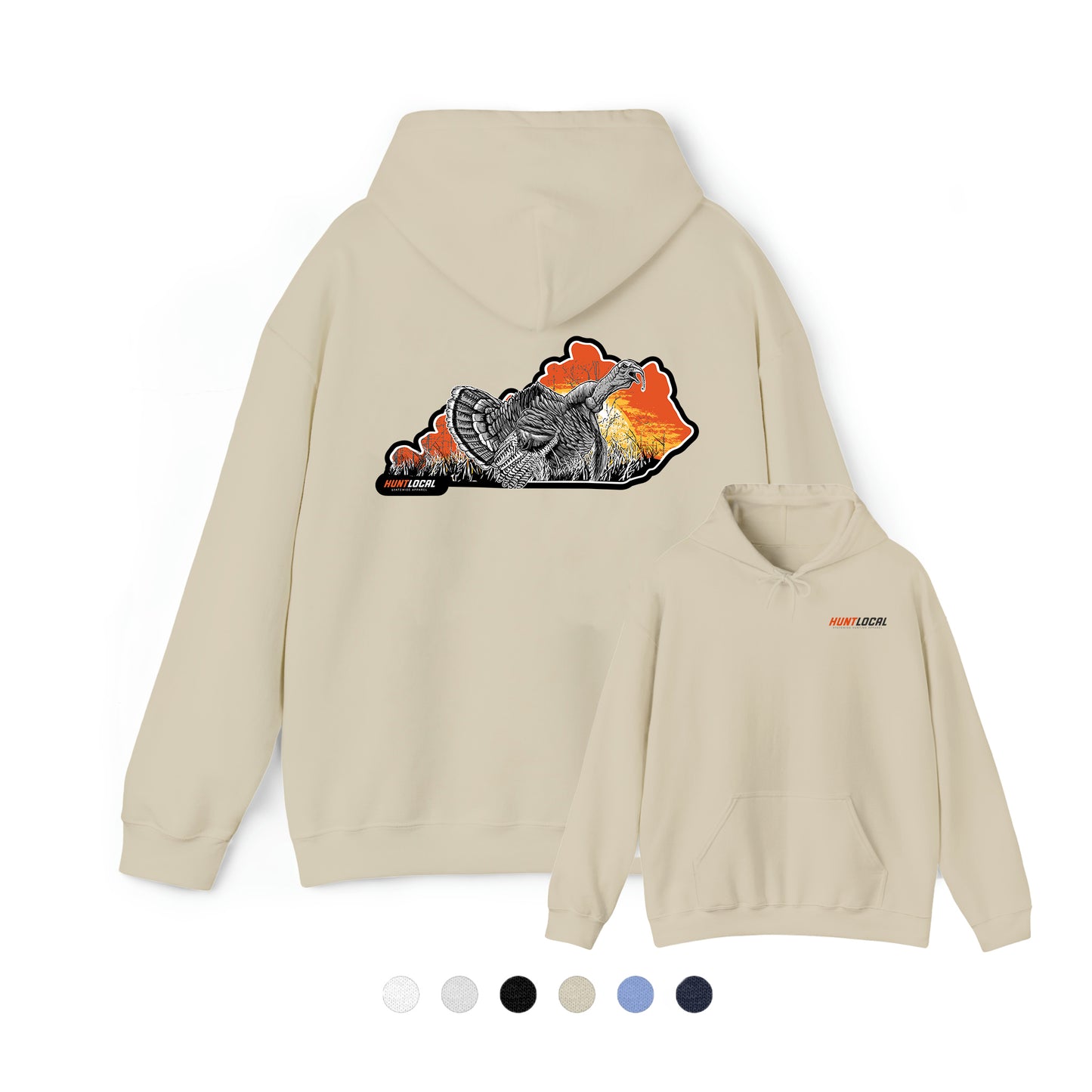 Kentucky - Sunrise Turkey Hoodie (back)