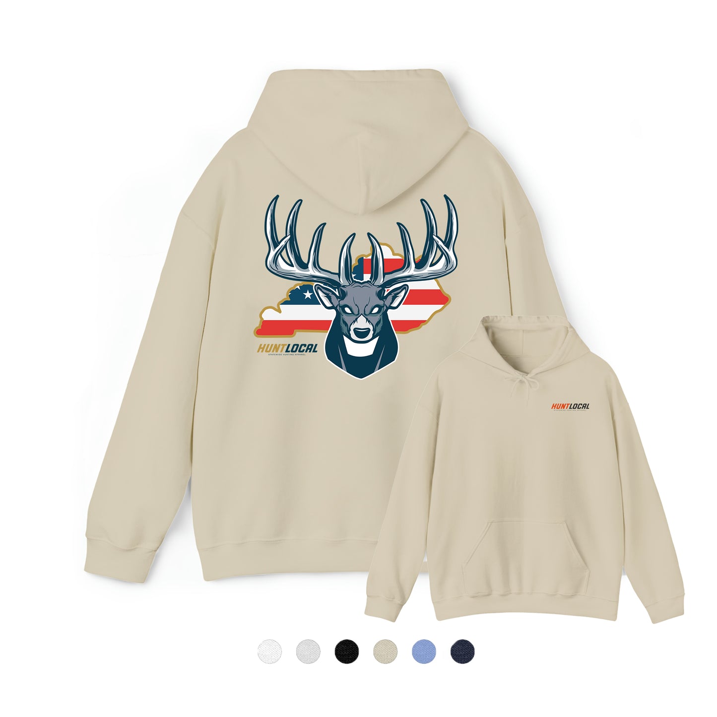 Kentucky - USA Buck Hoodie (back)