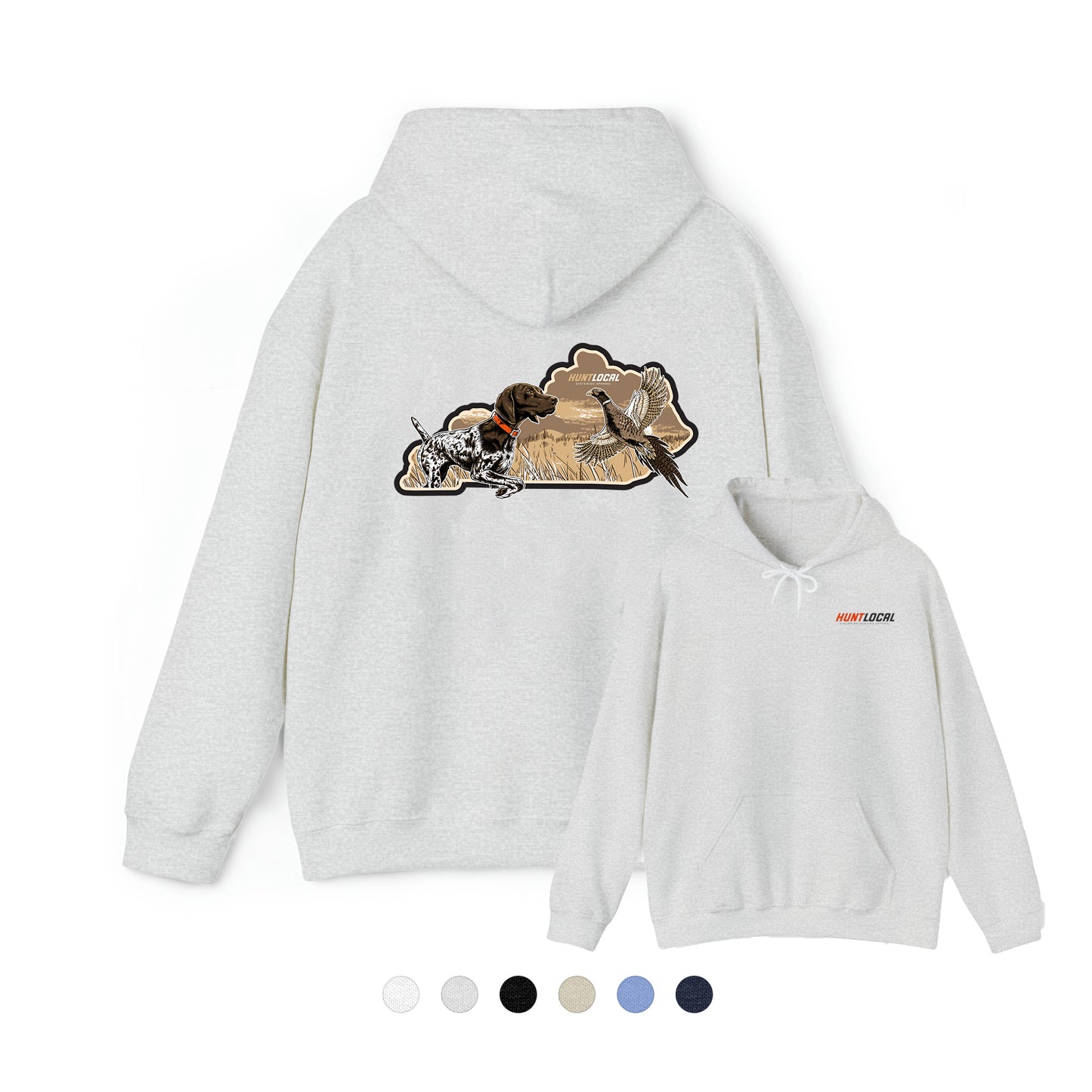 Kentucky - Upland Bird Dog Hoodie (back)