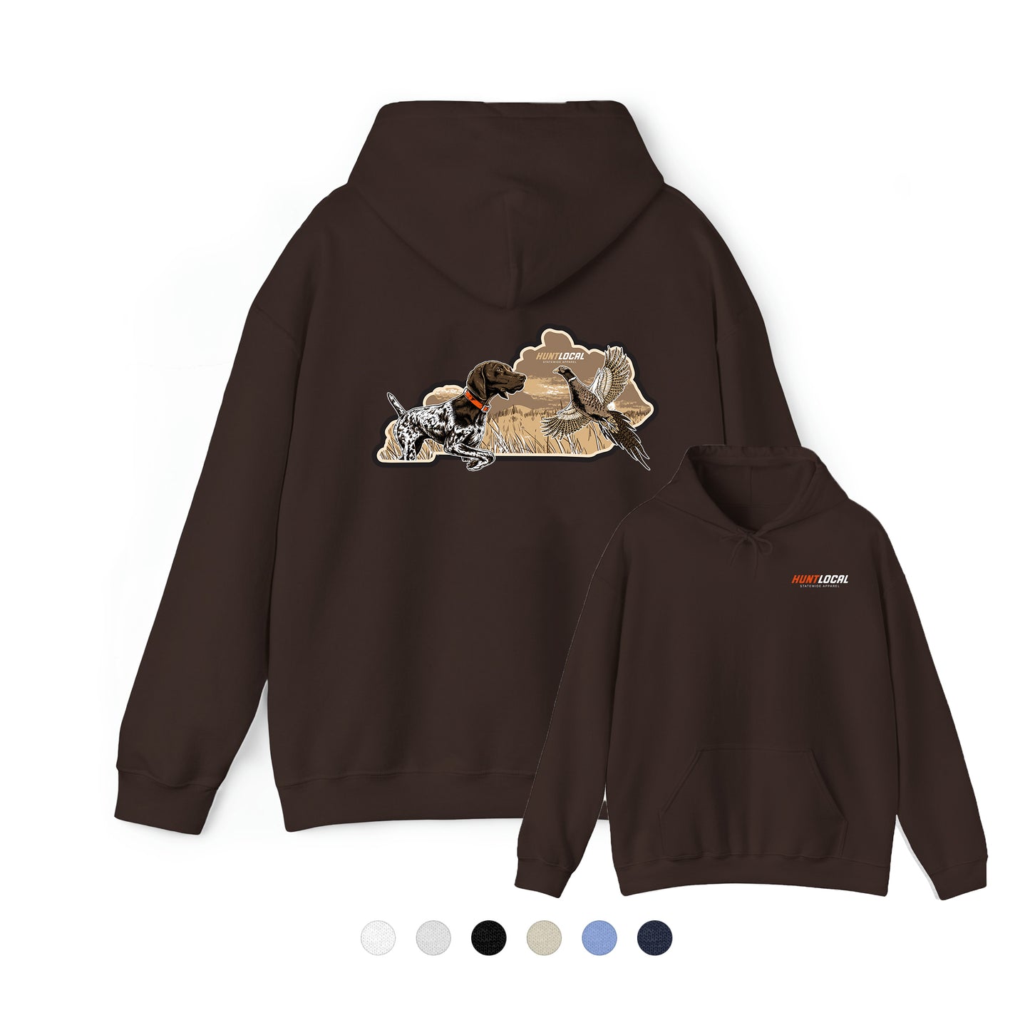 Kentucky - Upland Bird Dog Hoodie (back)