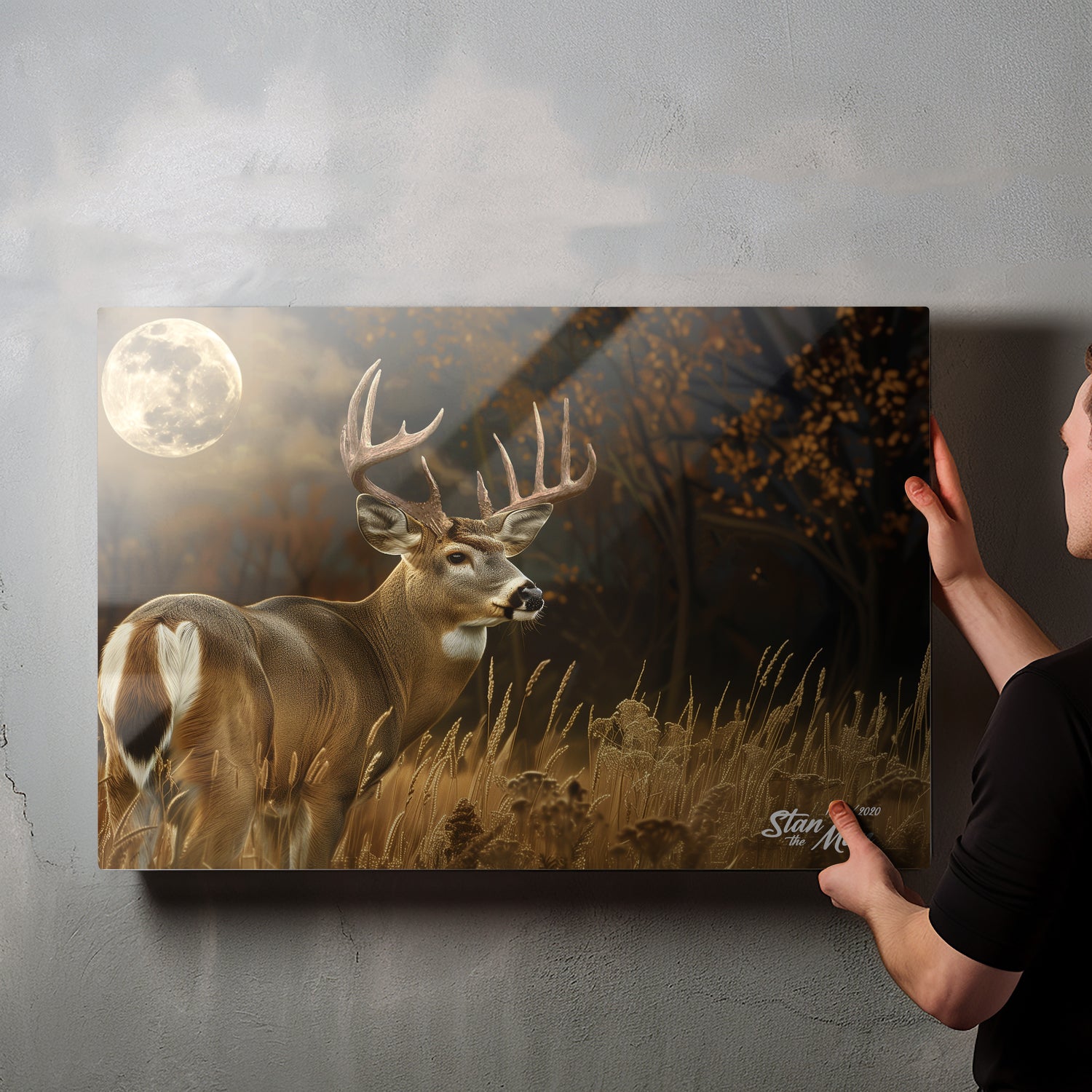 Virtual Taxidermy Metal Print