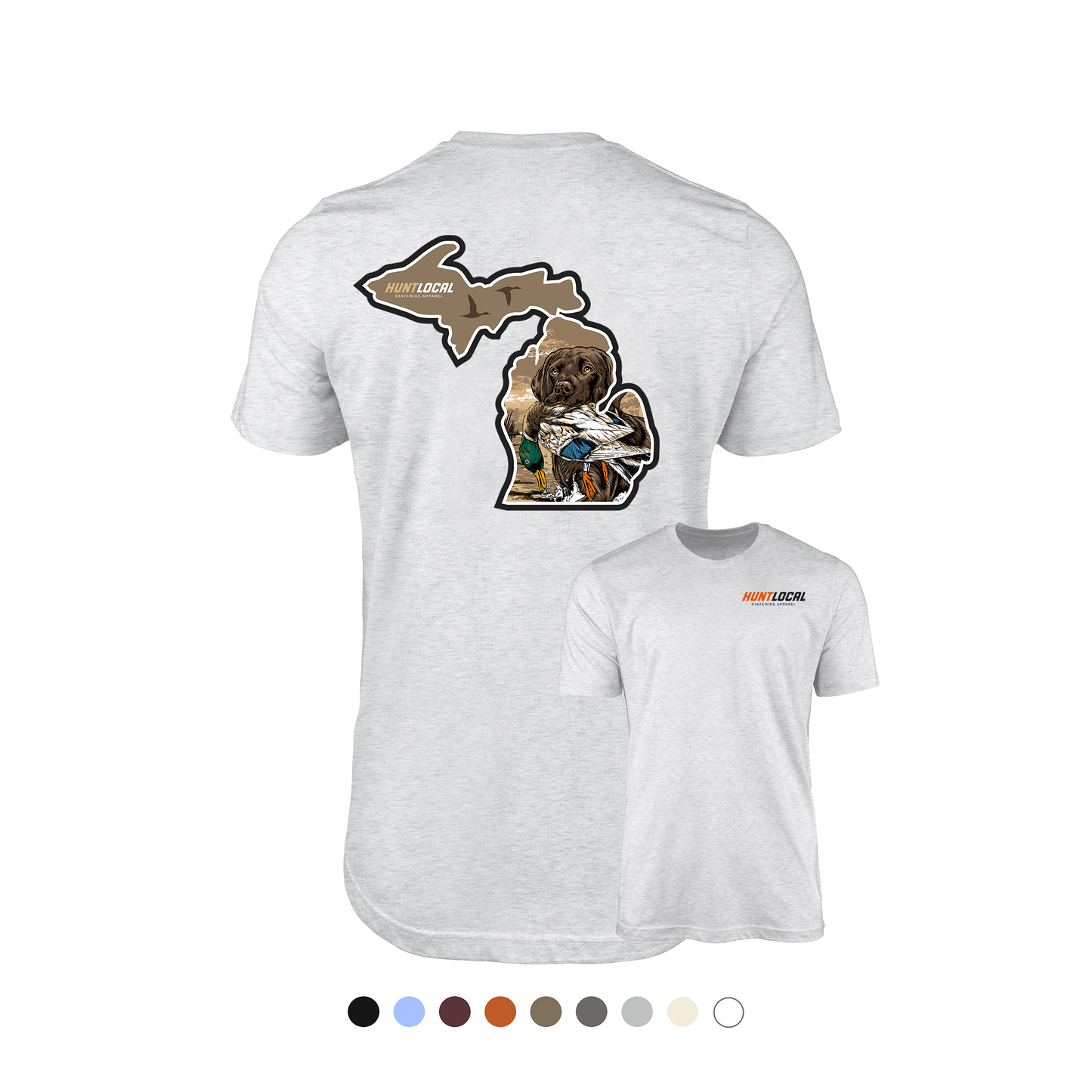 Michigan - Waterfowl Lab Tee (back)