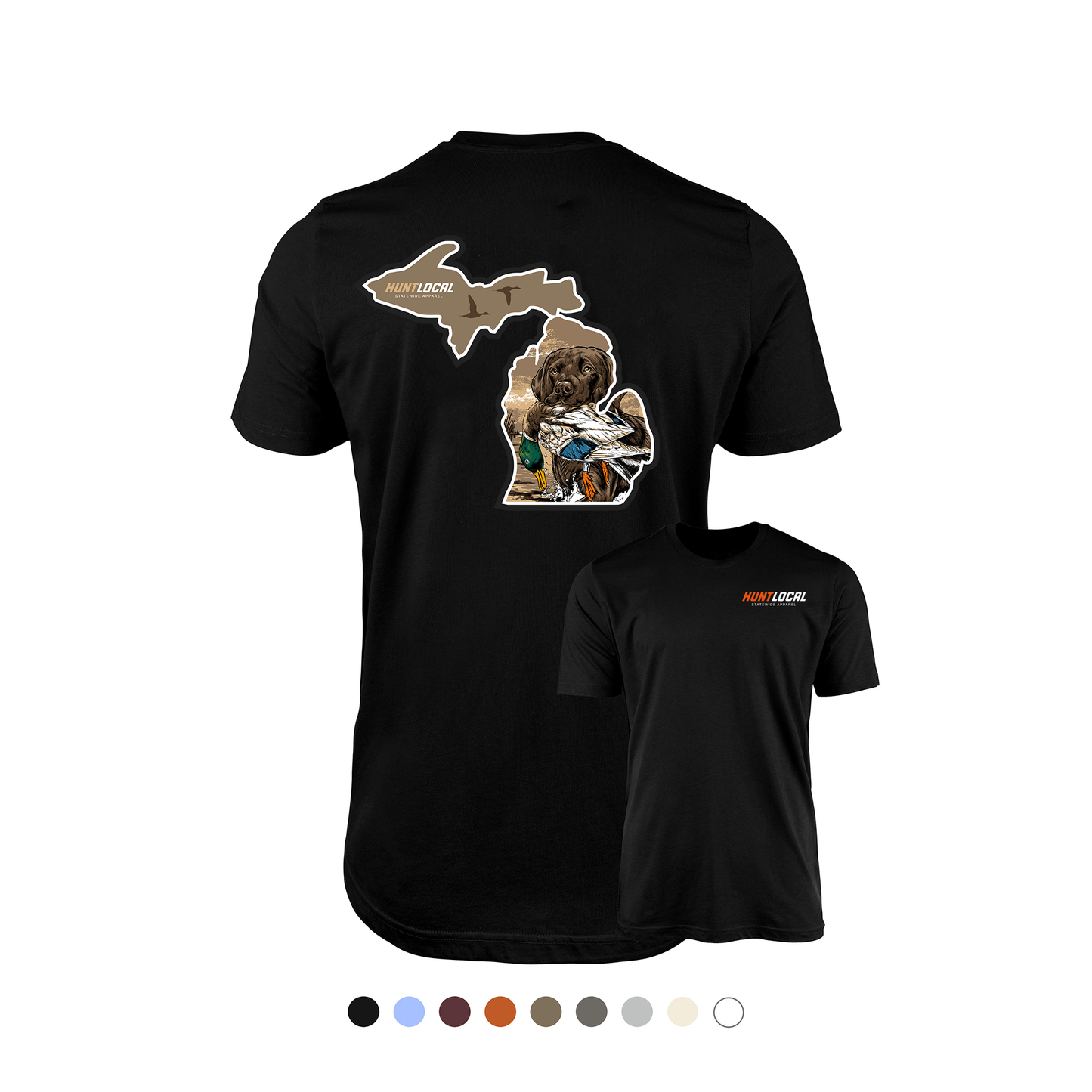 Michigan - Waterfowl Lab Tee (back)