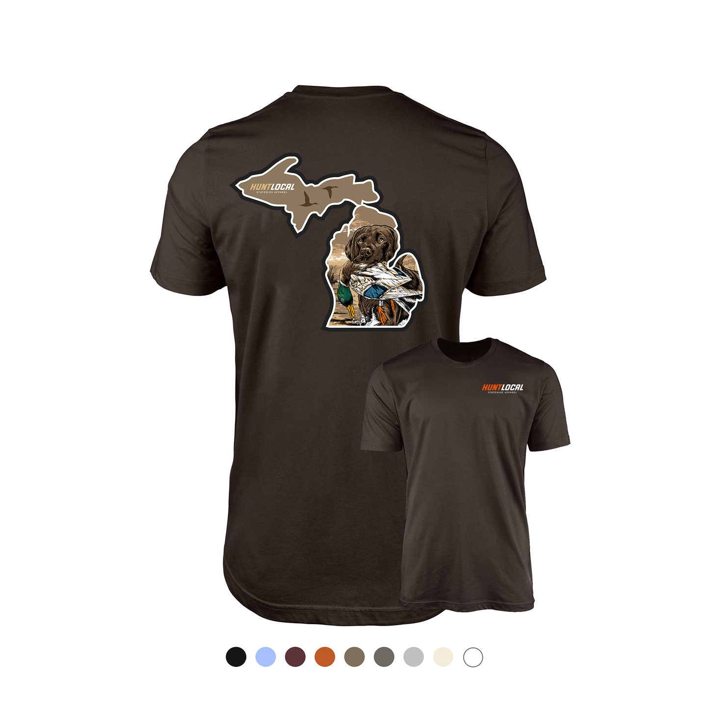 Michigan - Waterfowl Lab Tee (back)