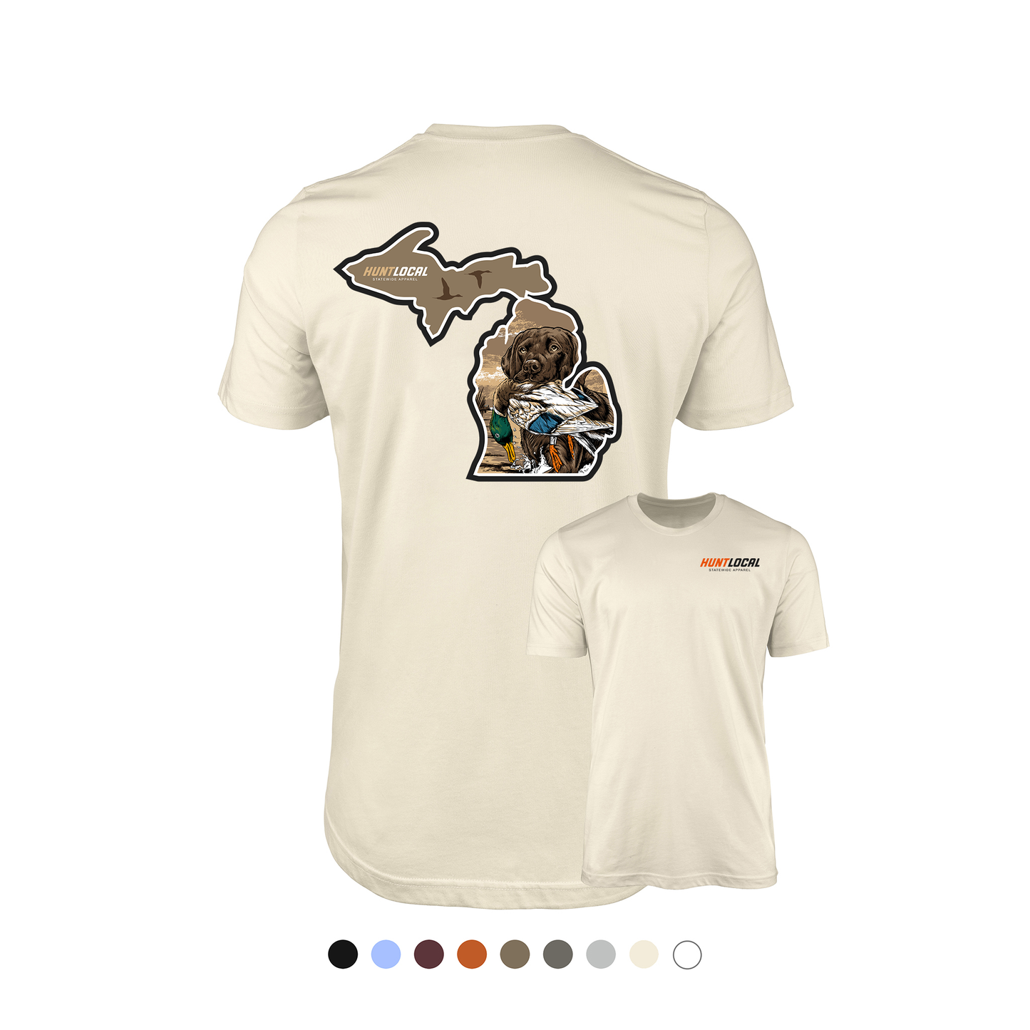 Michigan - Waterfowl Lab Tee (back)