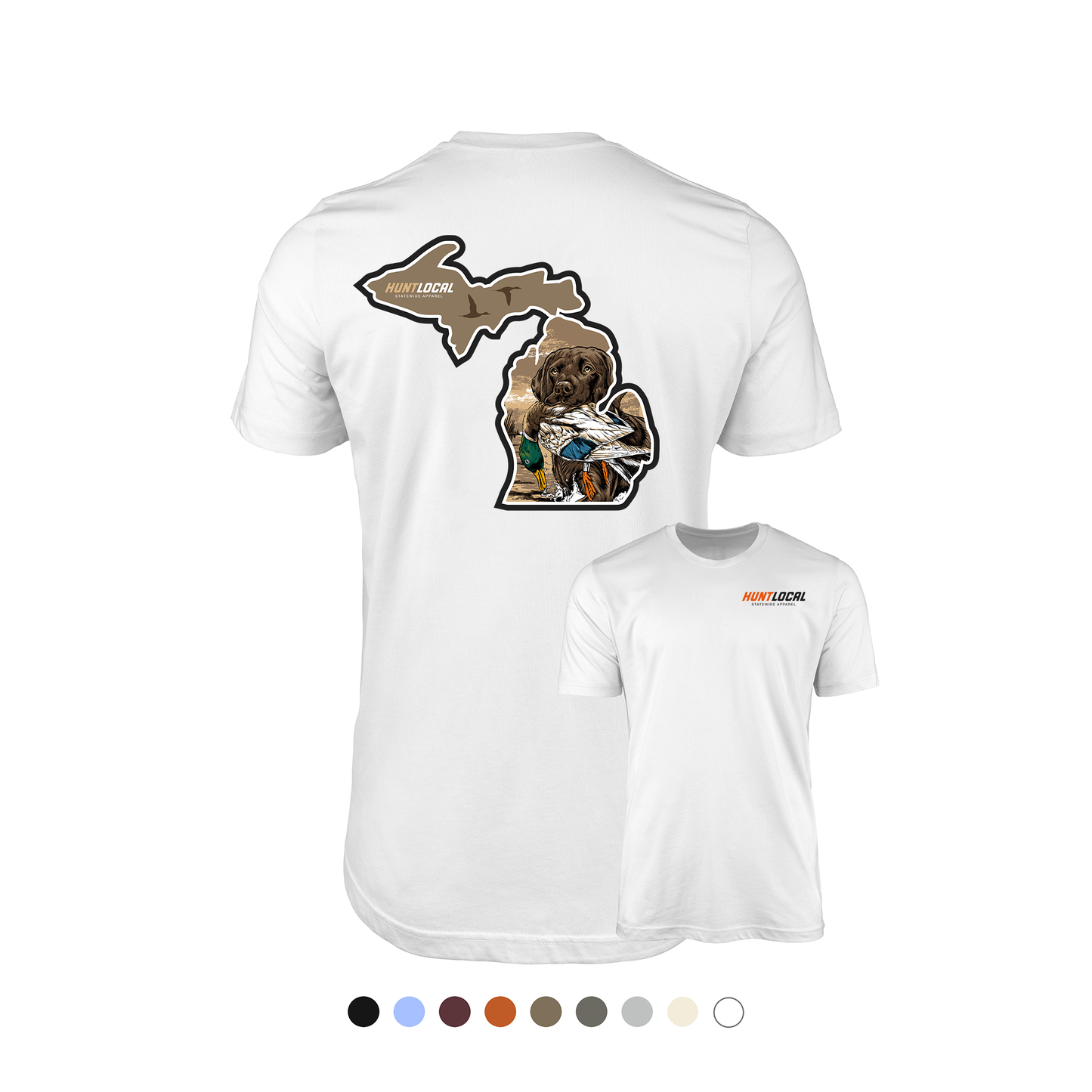 Michigan - Waterfowl Lab Tee (back)