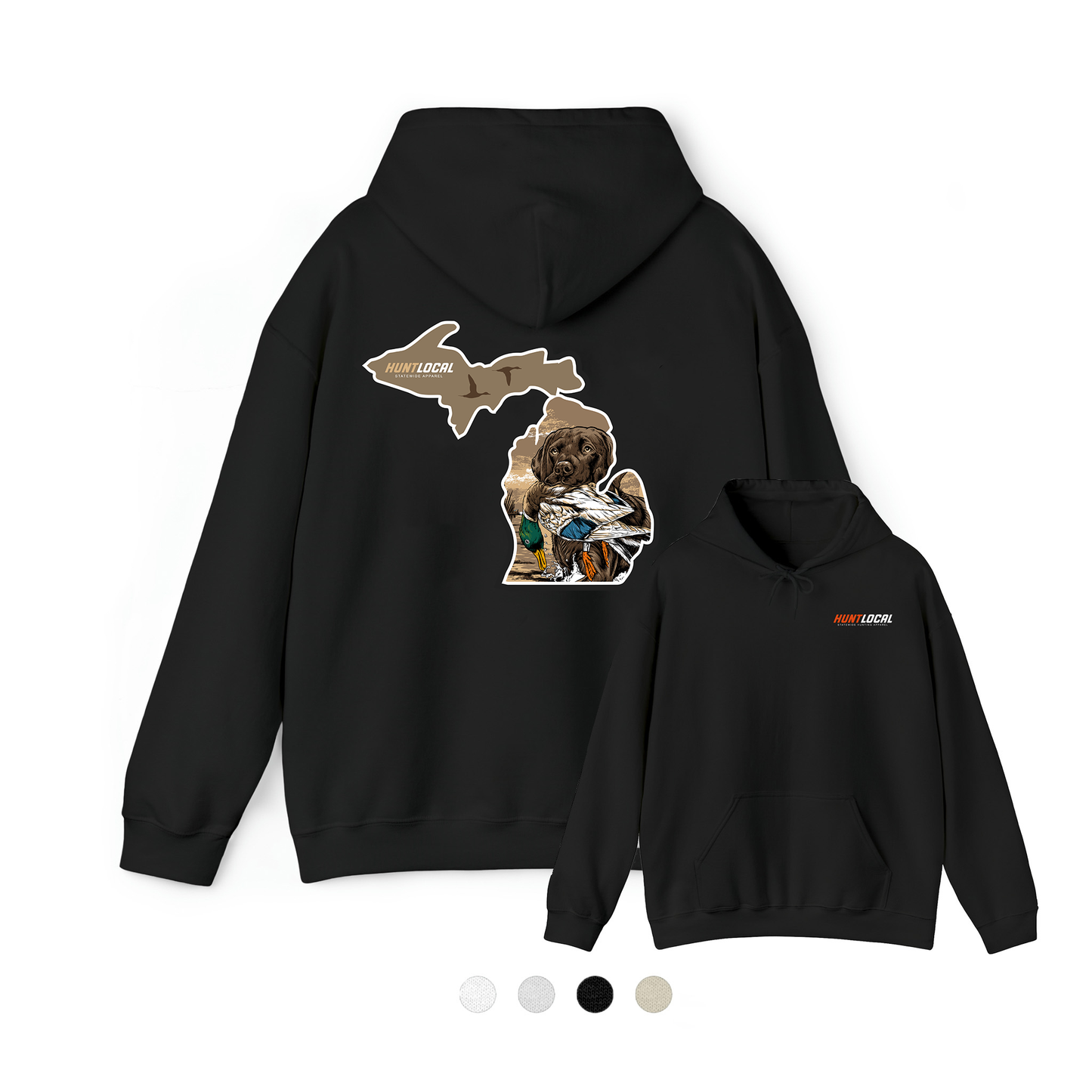 Michigan - Waterfowl Lab Hoodie (back)
