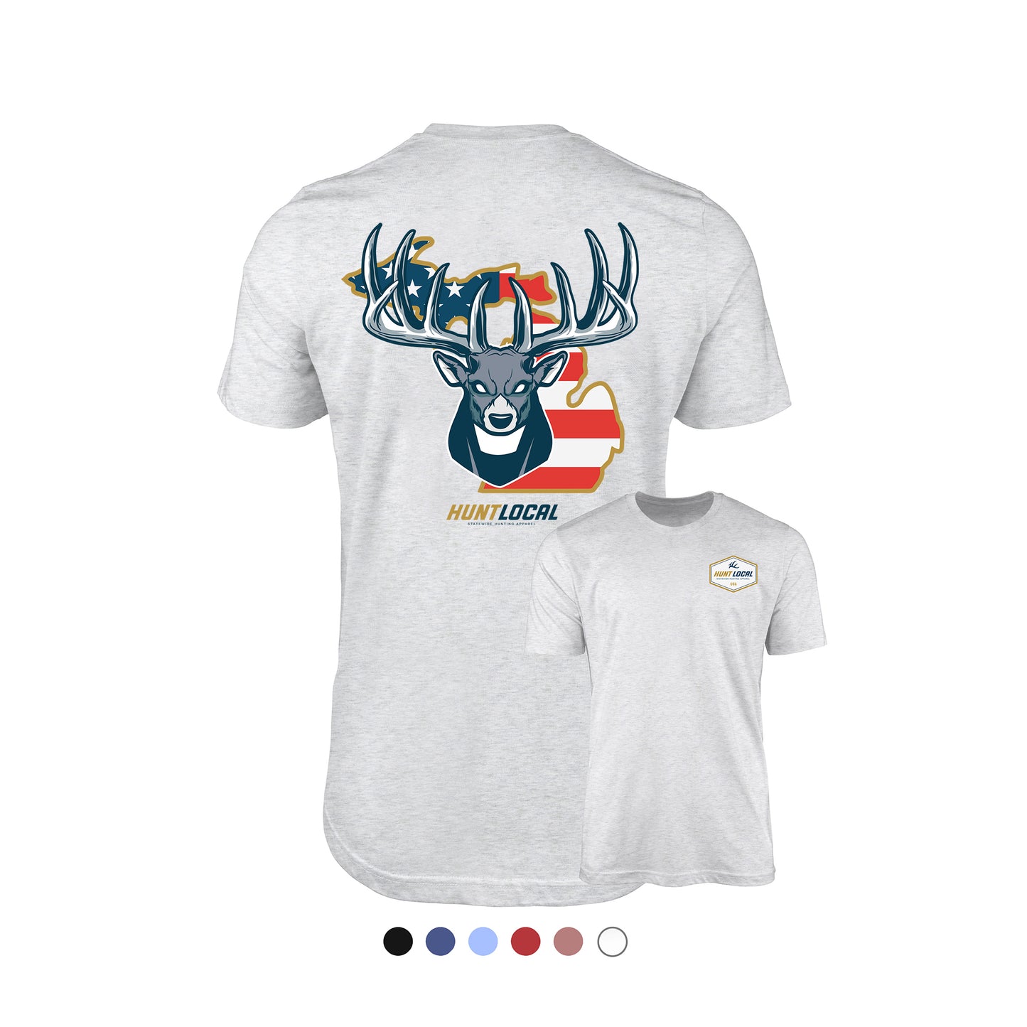 Michigan - USA Buck Tee (back)