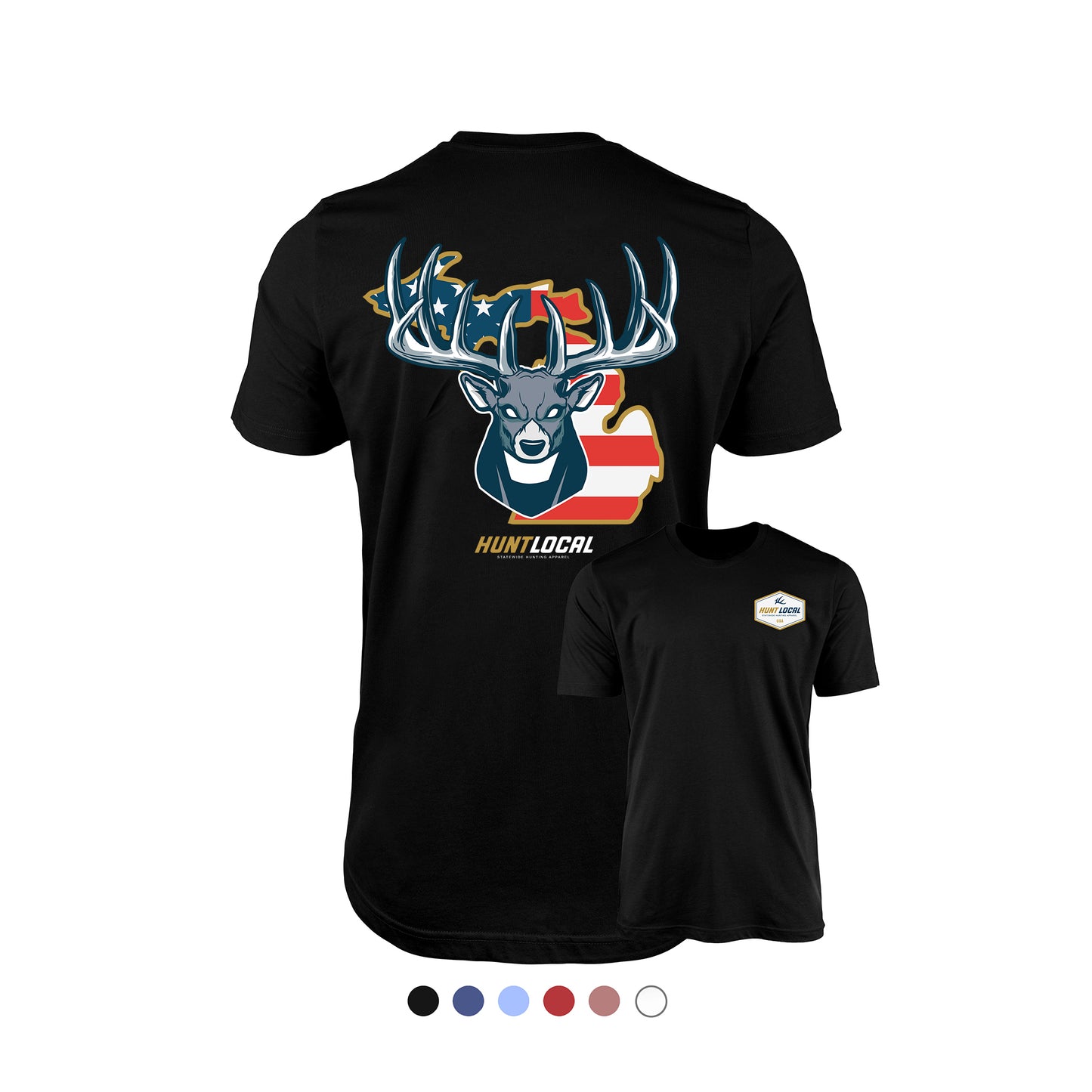 Michigan - USA Buck Tee (back)