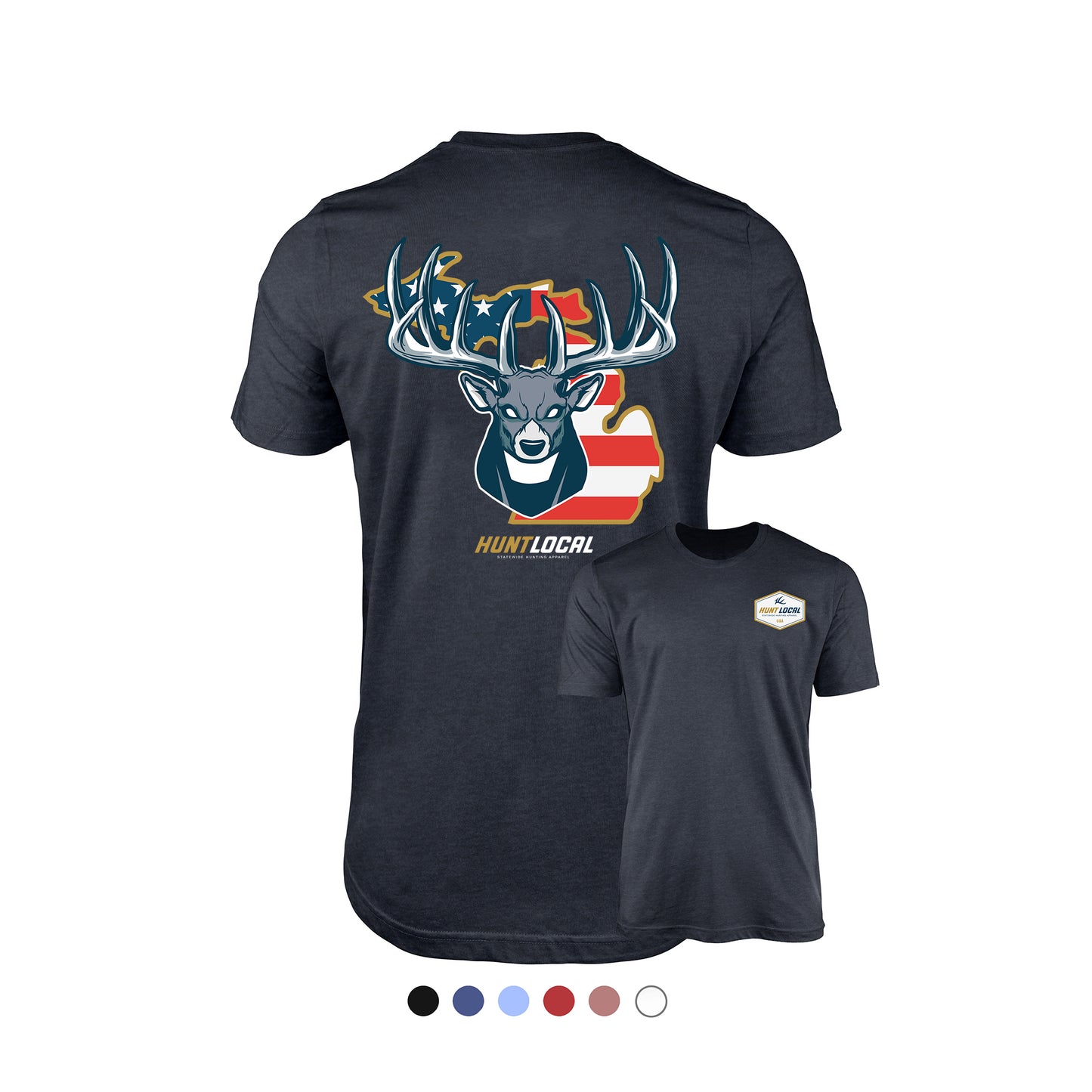 Michigan - USA Buck Tee (back)