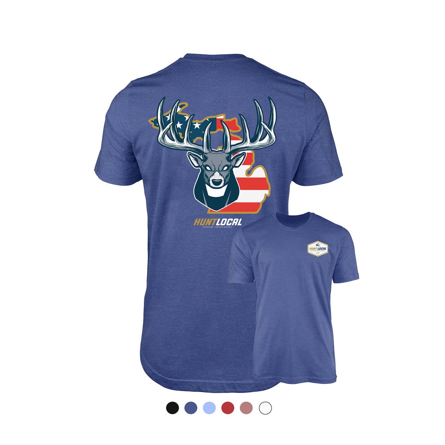 Michigan - USA Buck Tee (back)