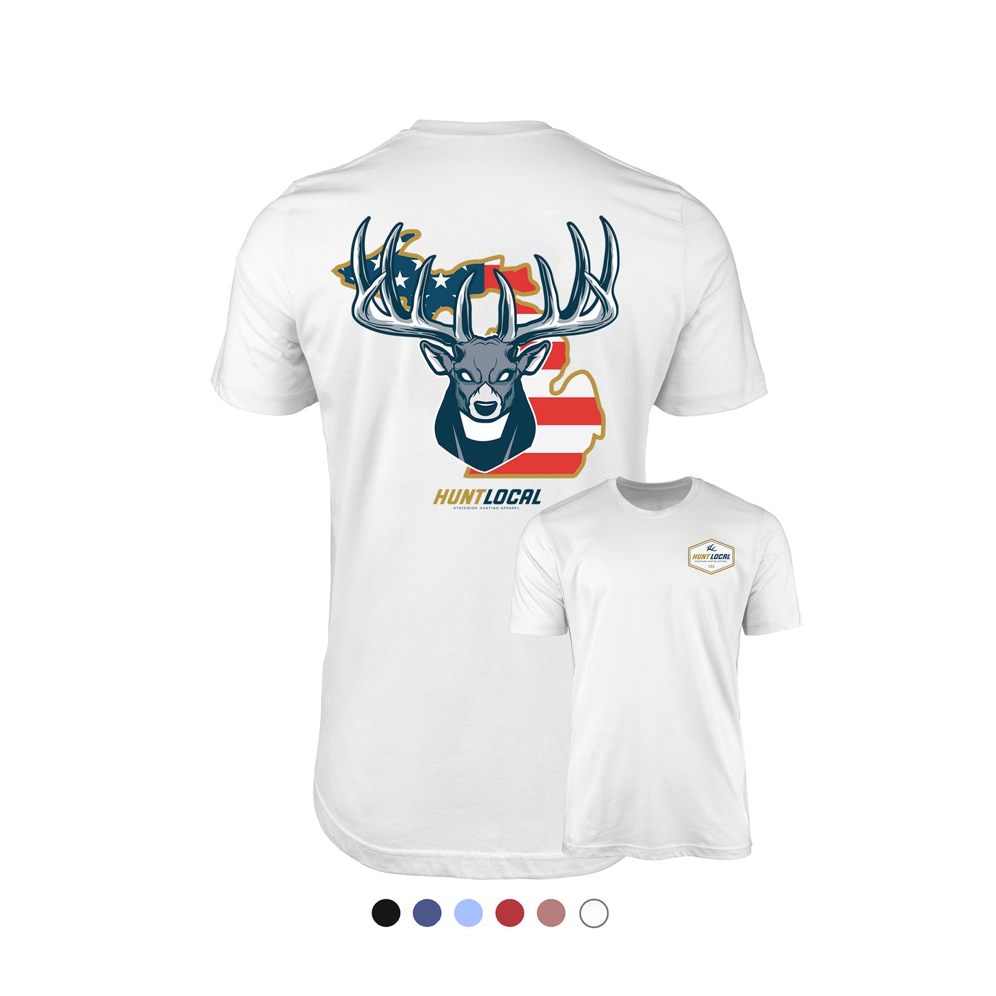 Michigan - USA Buck Tee (back)