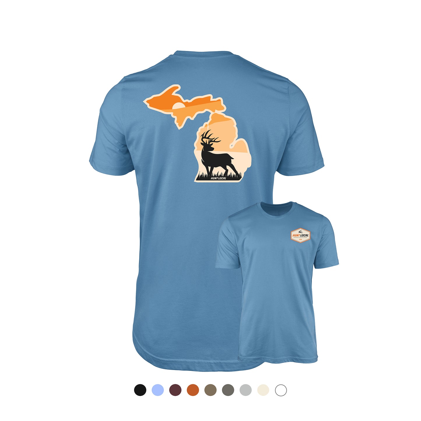 Michigan - Sunset Buck Tee