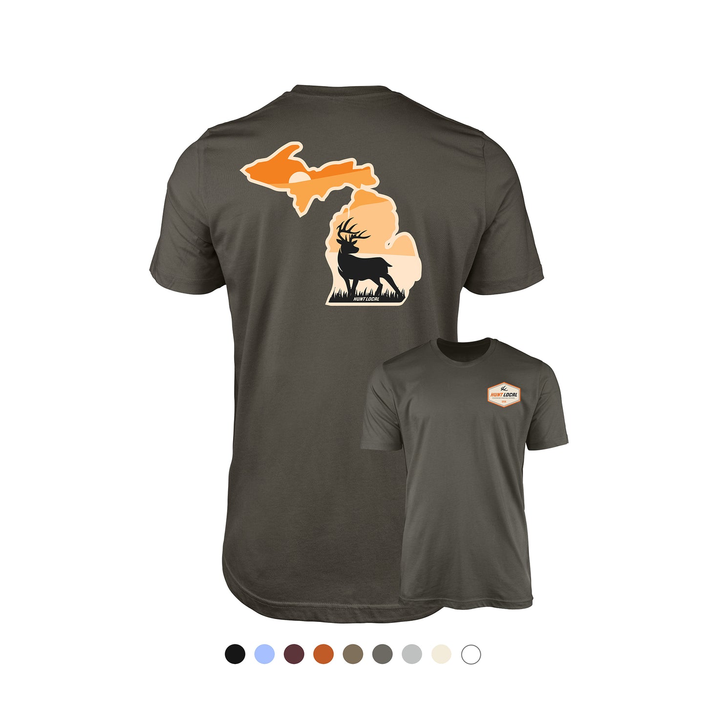 Michigan - Sunset Buck Tee