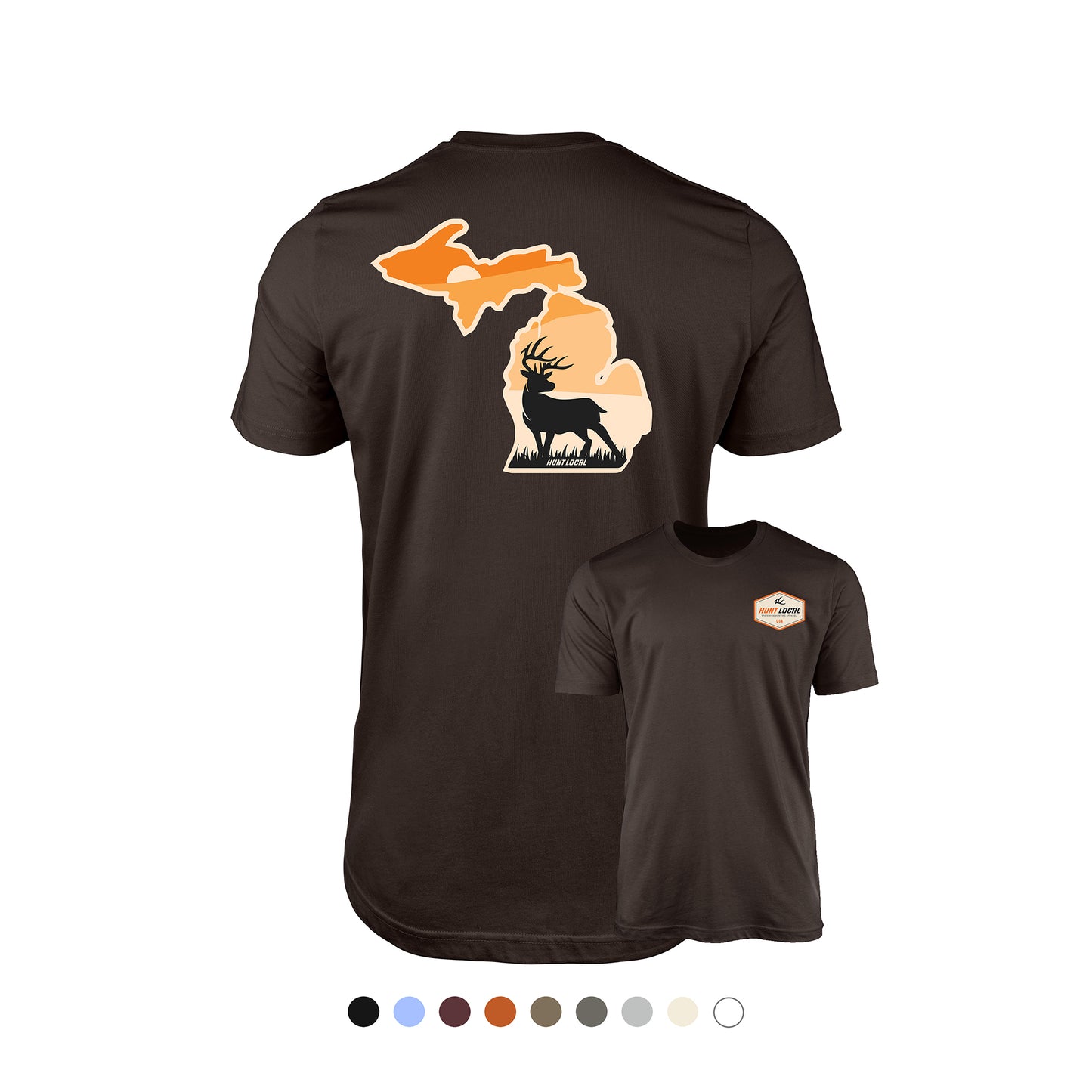 Michigan - Sunset Buck Tee