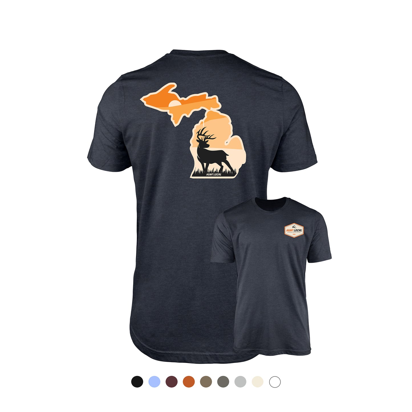 Michigan - Sunset Buck Tee