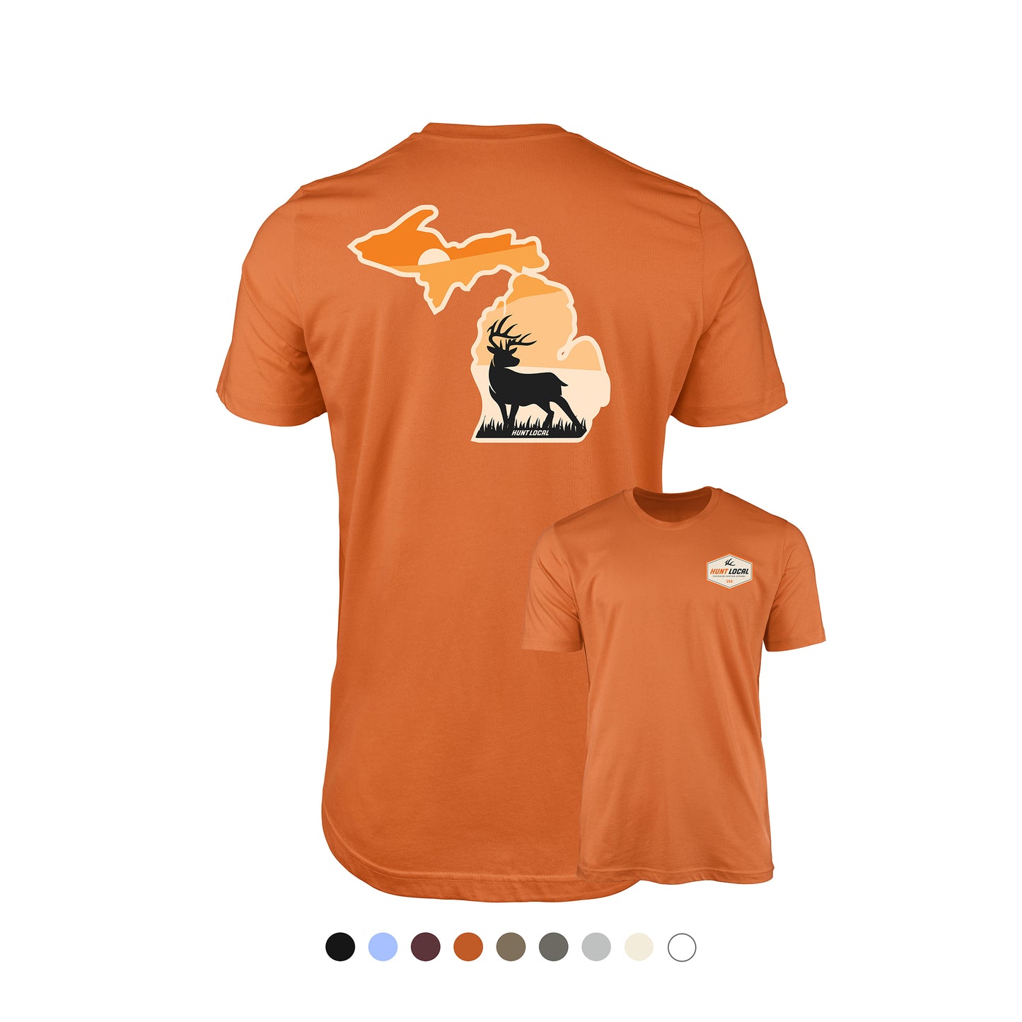 Michigan - Sunset Buck Tee