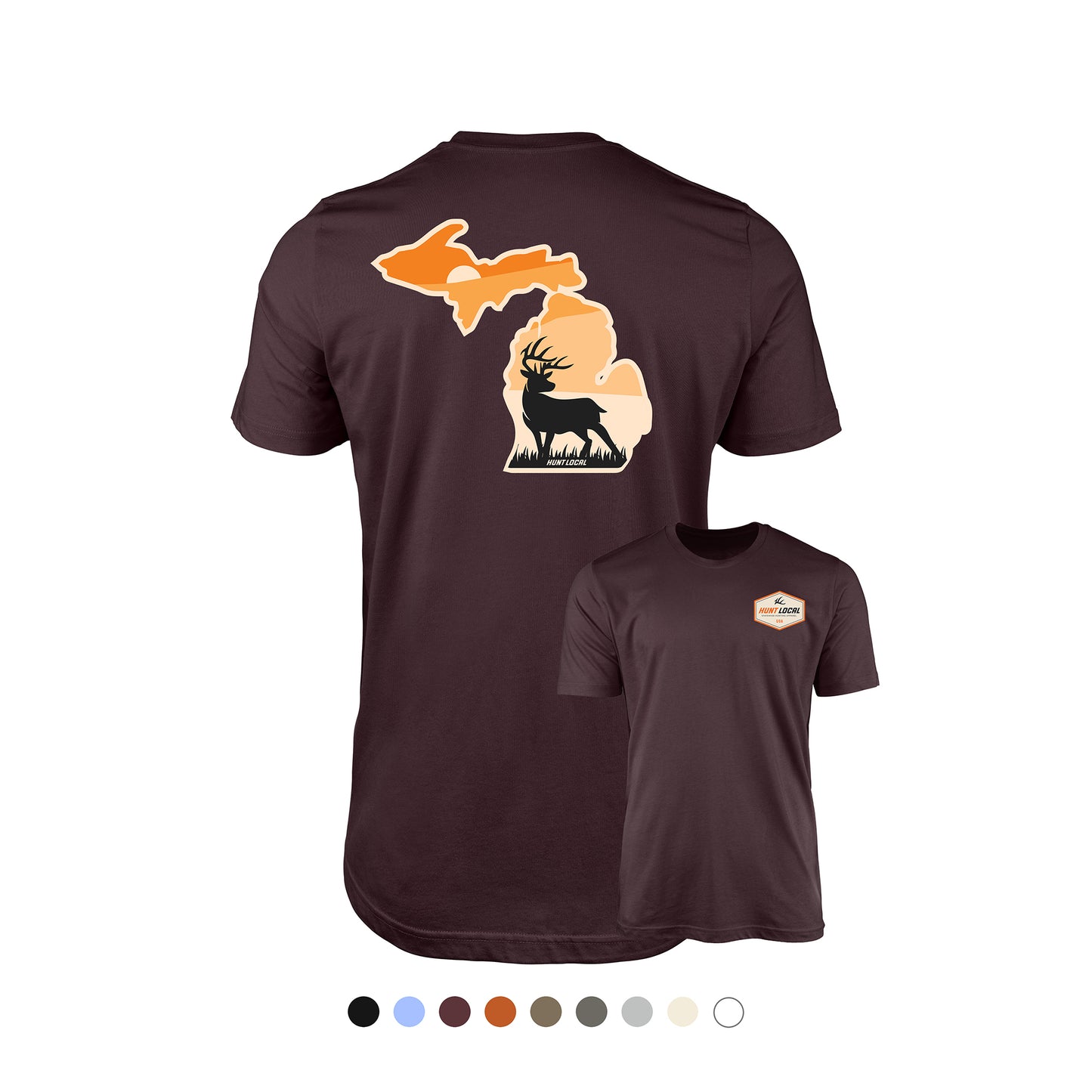Michigan - Sunset Buck Tee