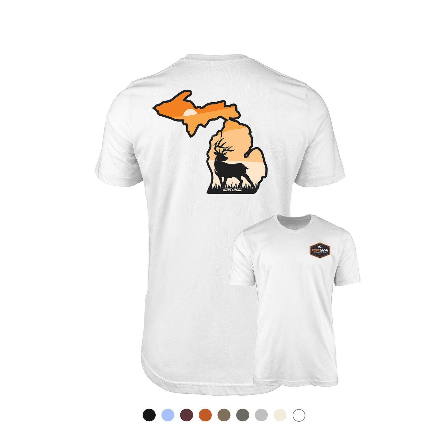 Michigan - Sunset Buck Tee