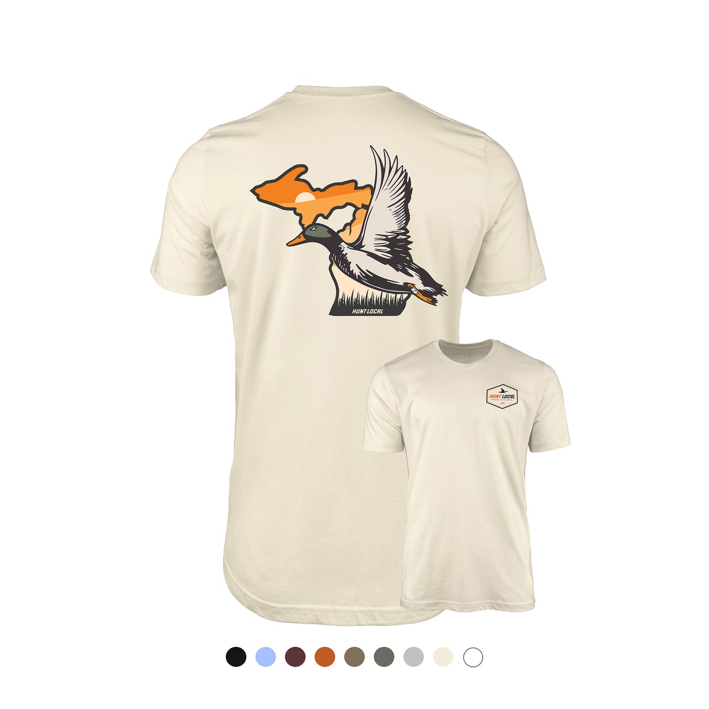 Michigan - Hunt Local Waterfowl Tee