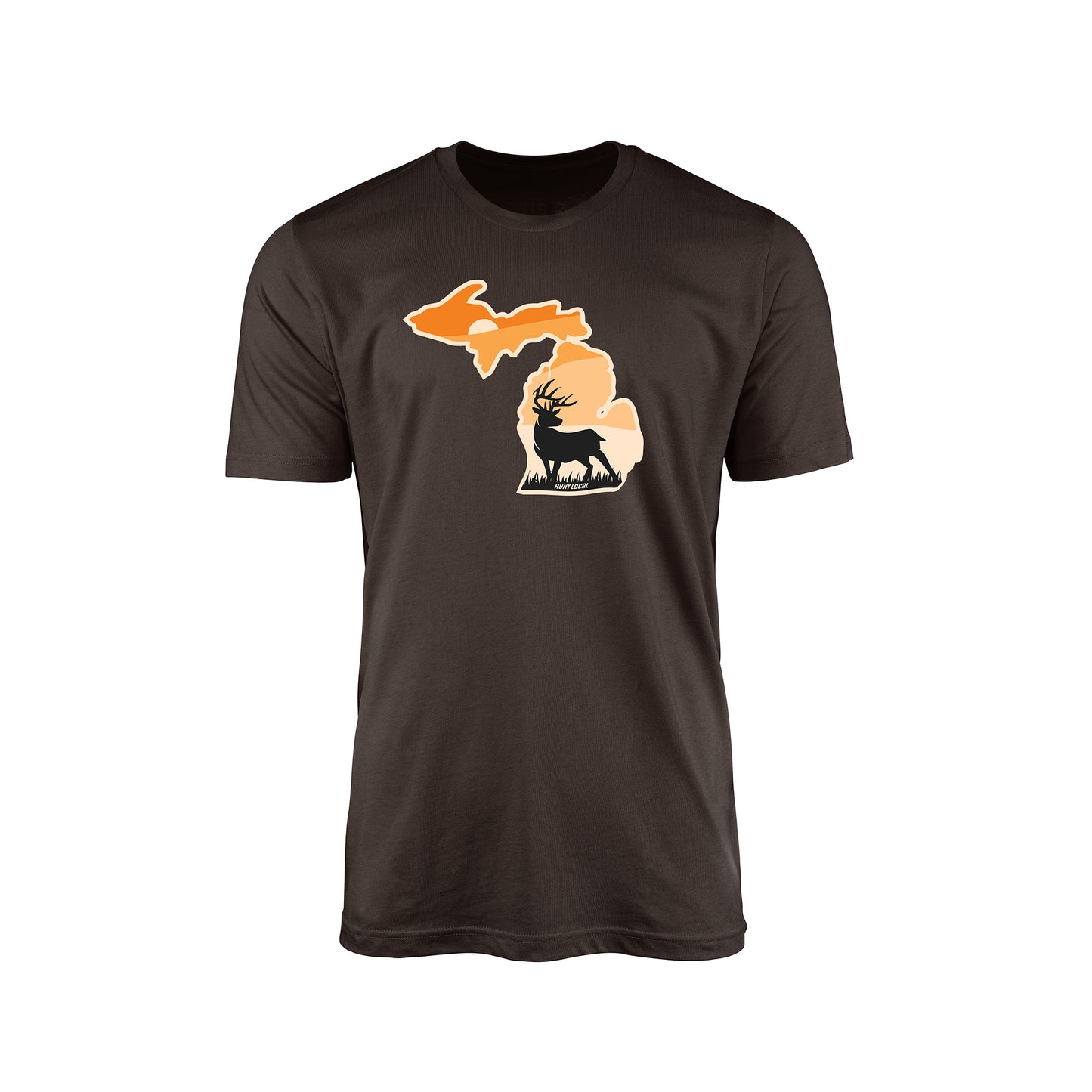 Michigan - Sunset Buck Front Tee