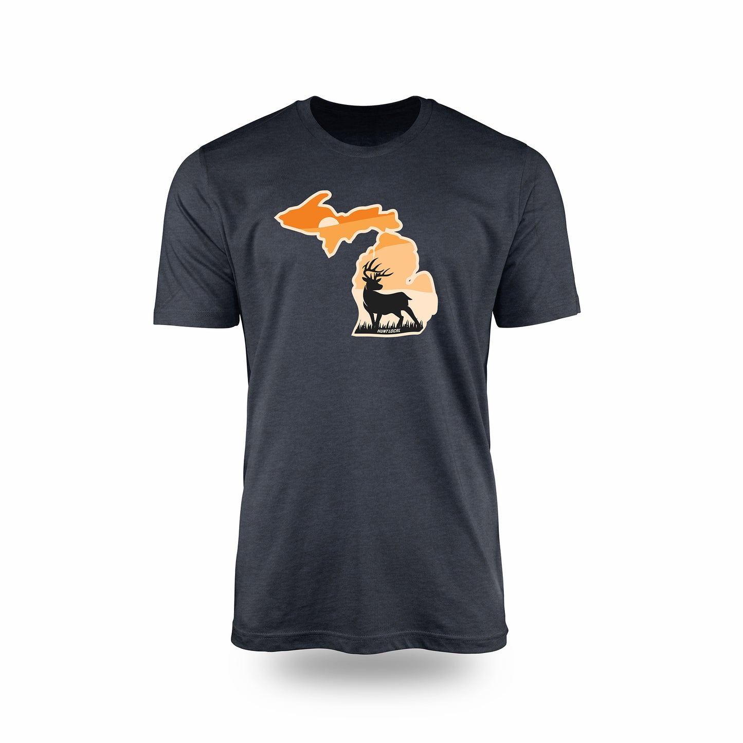 Michigan - Sunset Buck Front Tee