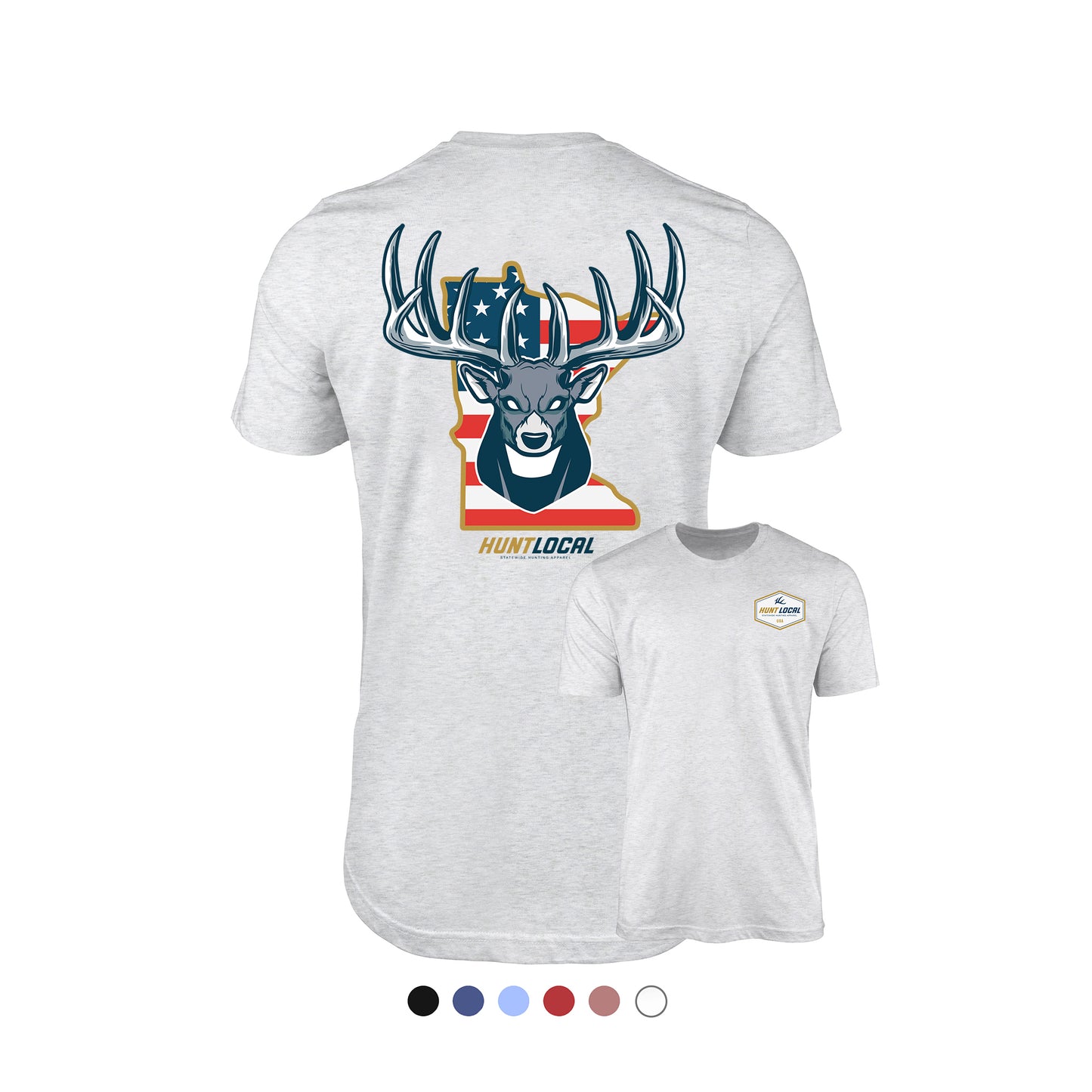 Minnesota - USA Buck Tee (back)