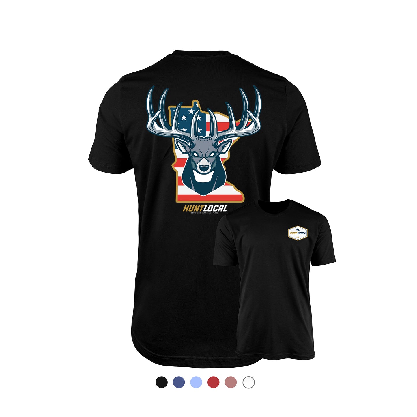 Minnesota - USA Buck Tee (back)