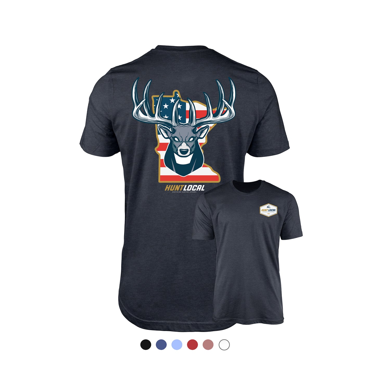 Minnesota - USA Buck Tee (back)