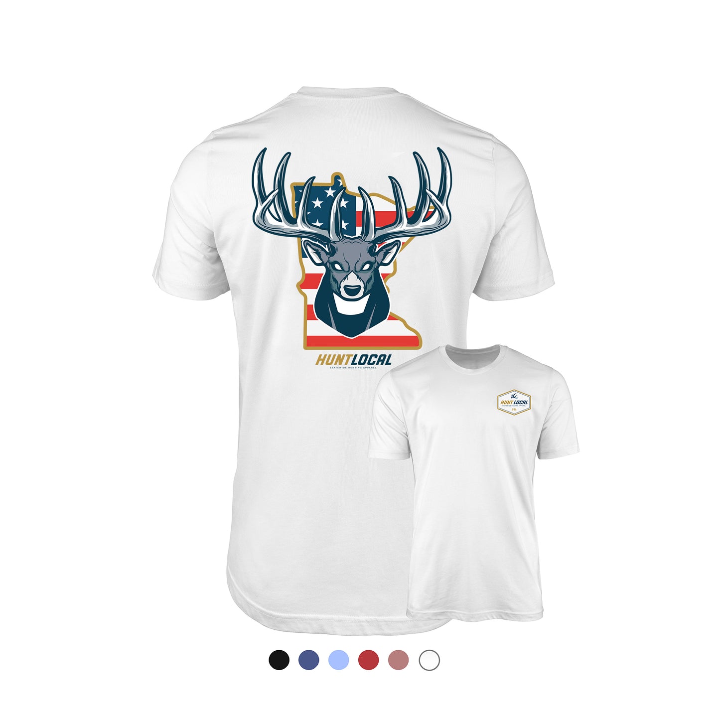 Minnesota - USA Buck Tee (back)