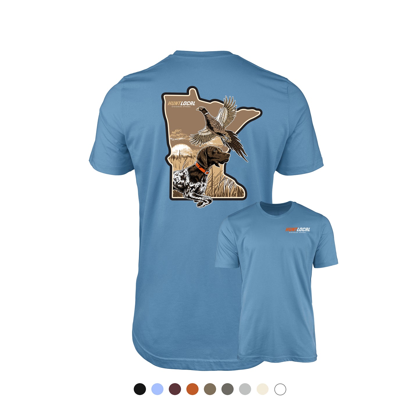 Minnesota - Upland Bird Dog Tee (back)