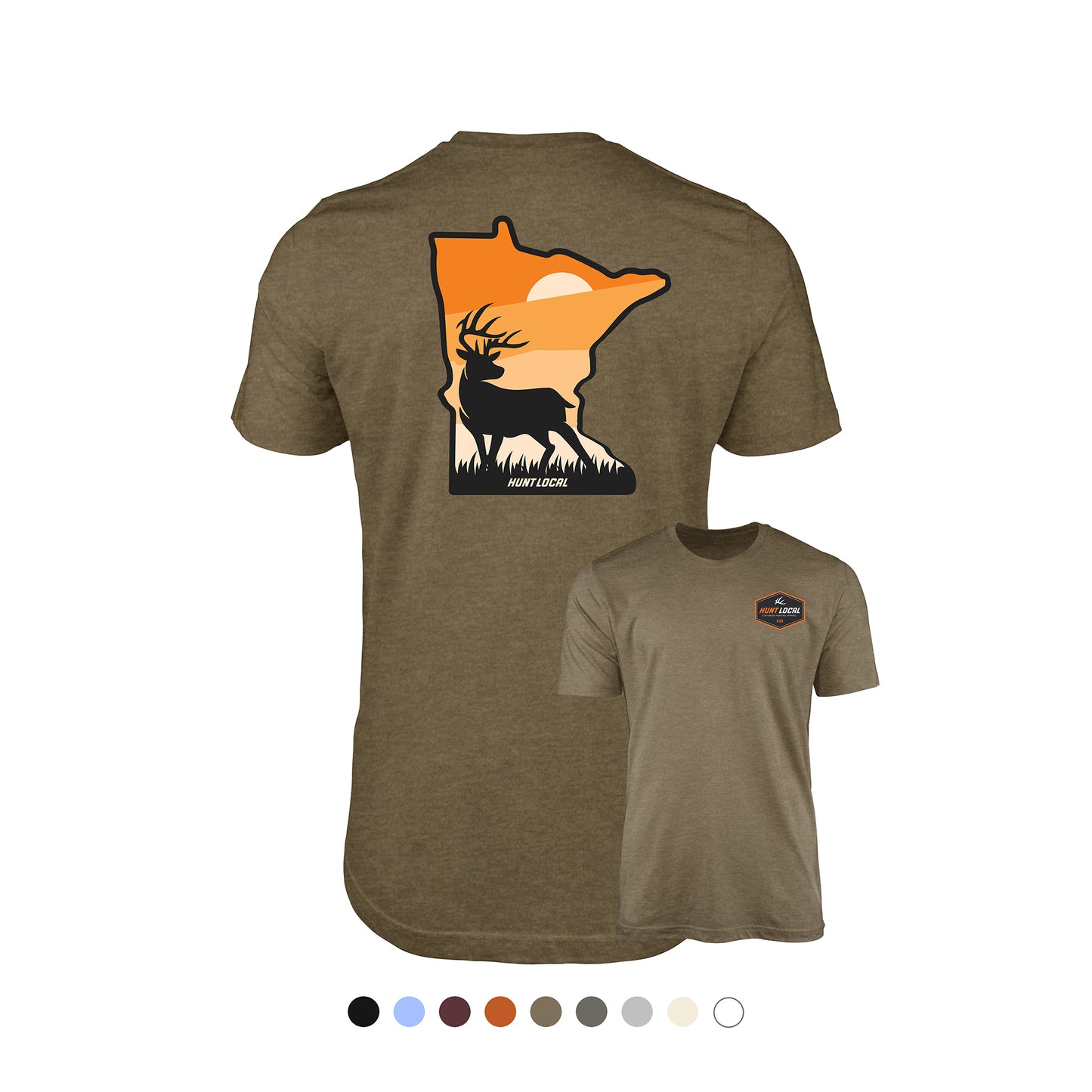 Minnesota - Sunset Buck Tee