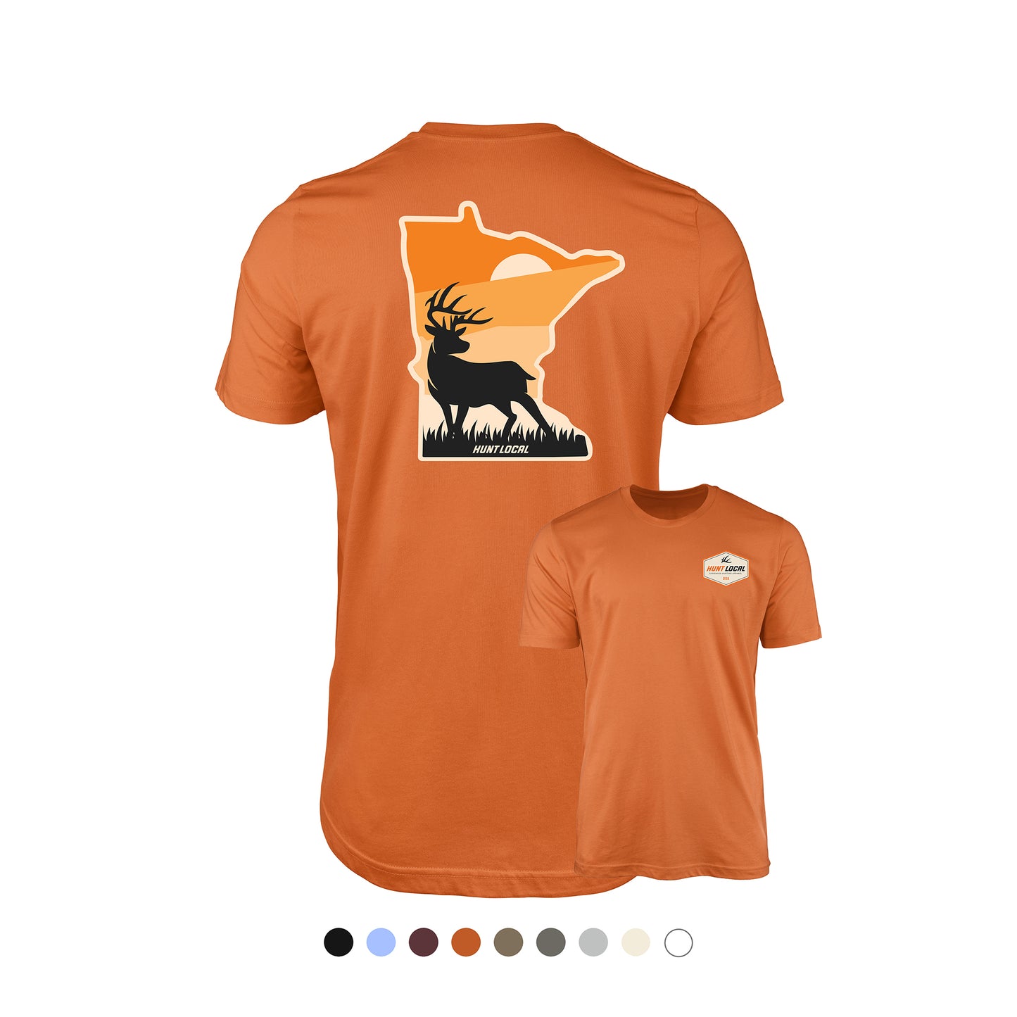 Minnesota - Sunset Buck Tee